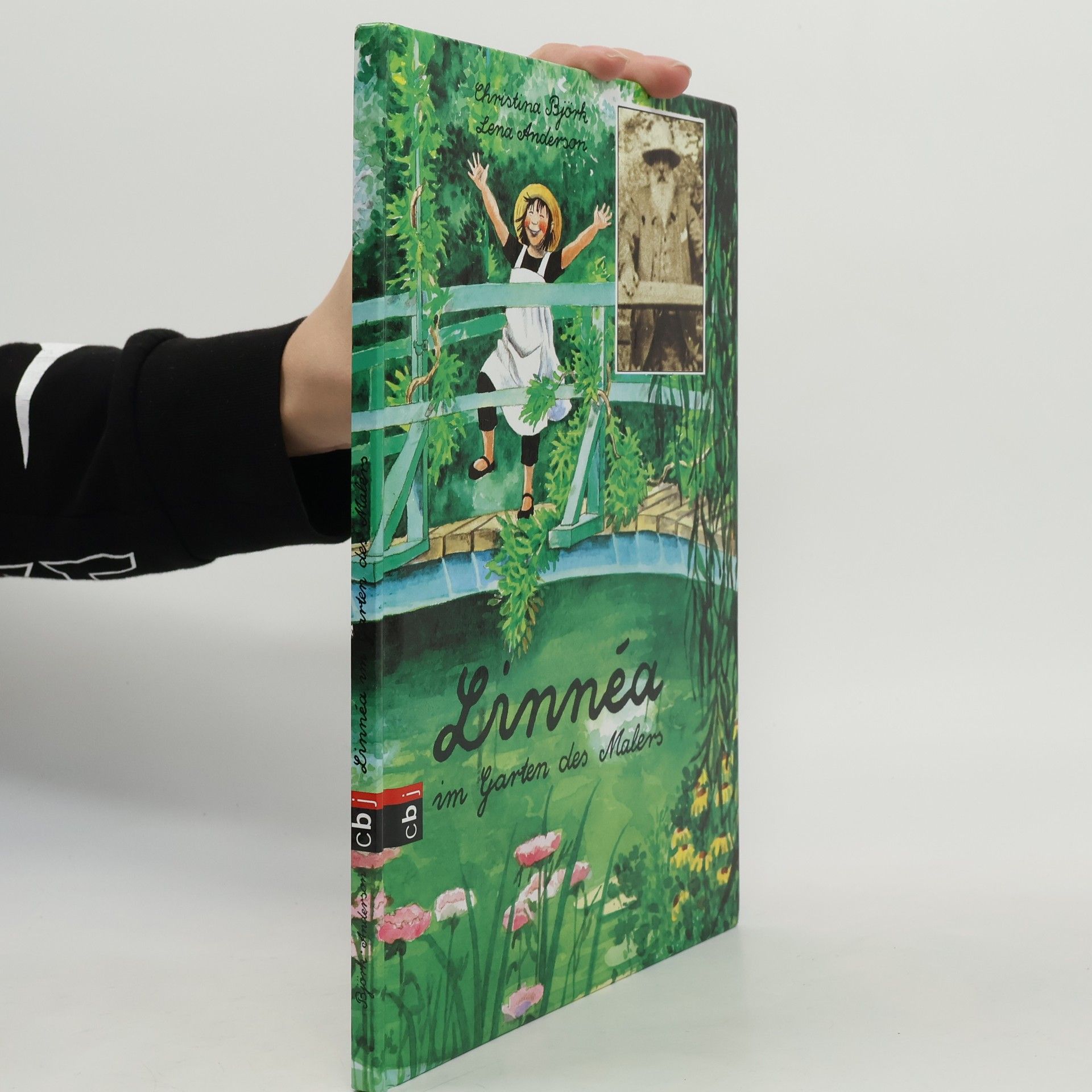 Christina Björk Linnéa im Garten des Malers