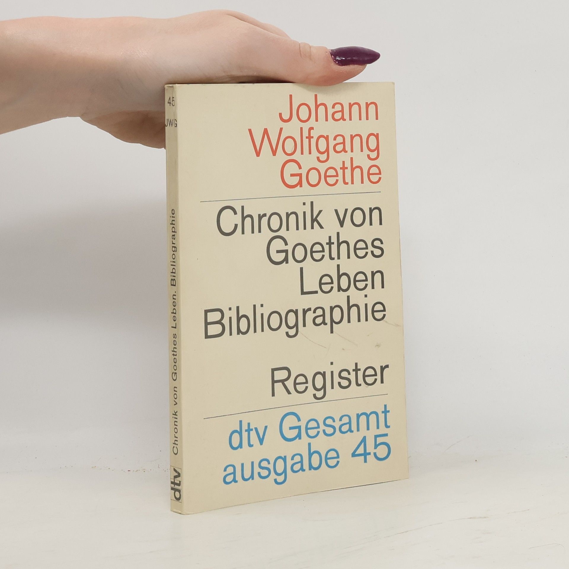 Franz Götting Chronik von Goethes Leben. Bibliographie