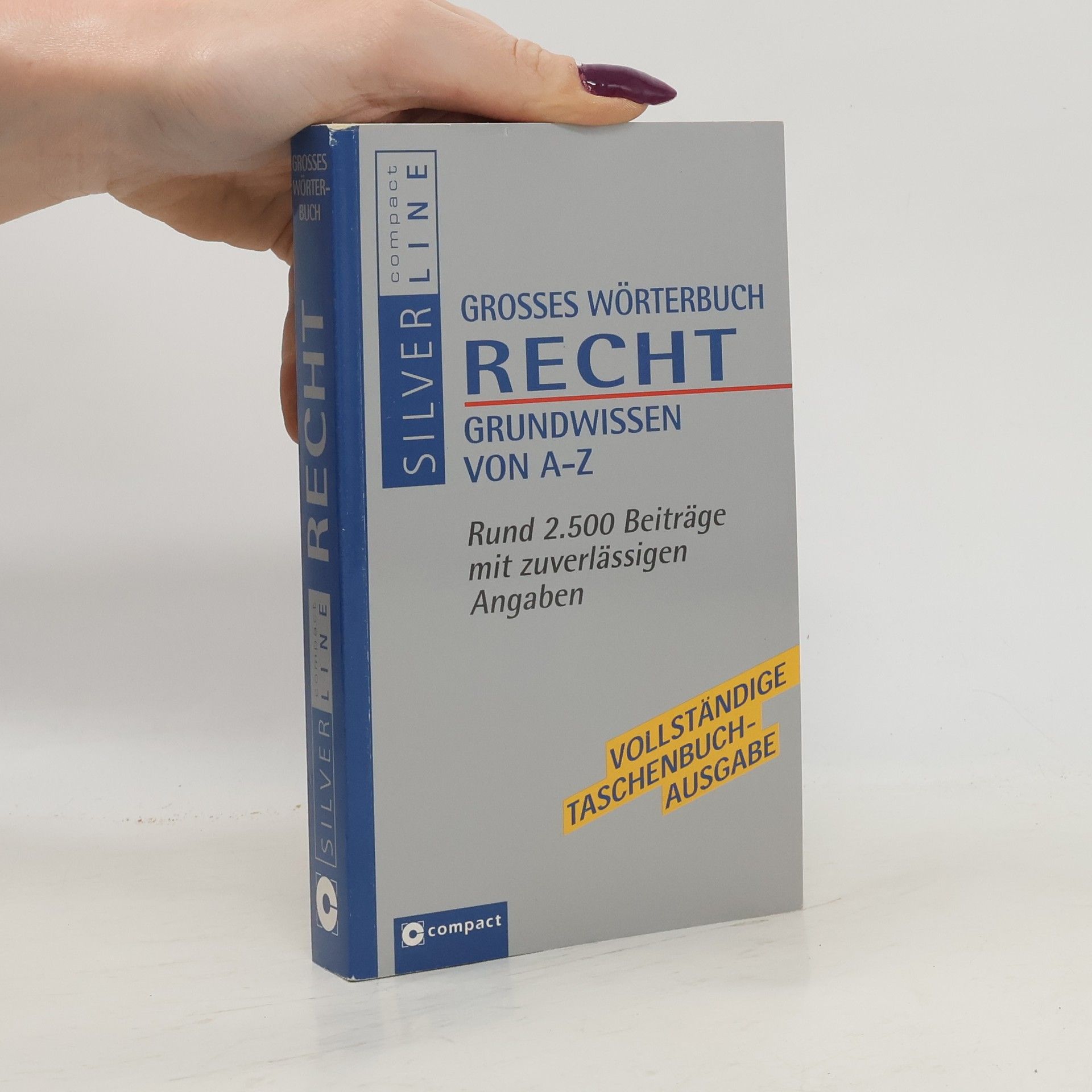 Angela Sendlinger SilverLine: Grosses Wörterbuch Recht