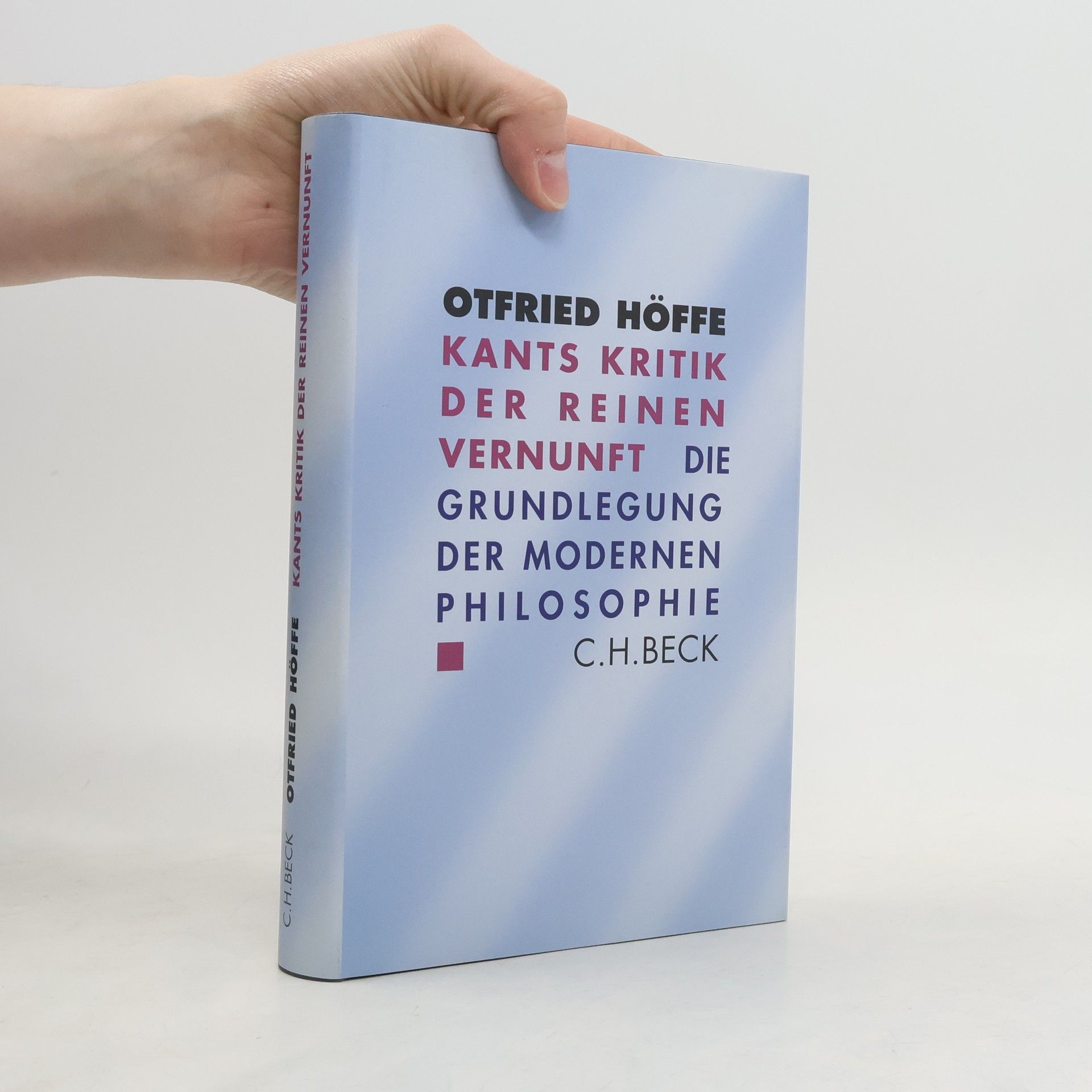 Otfried Höffe Kants Kritik der reinen Vernunft