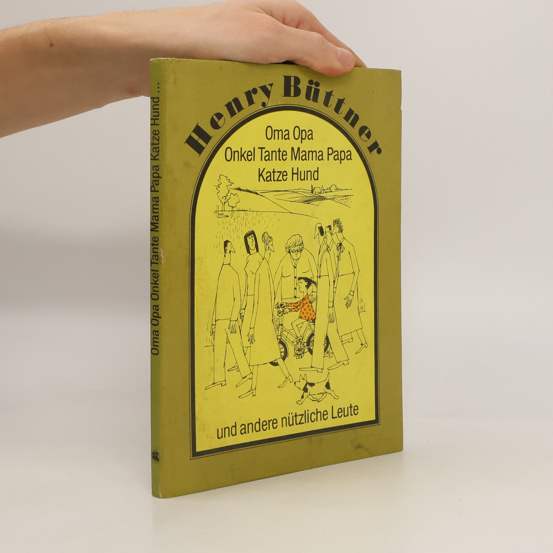 Oma Opa. Onkel Tante Mama Papa. Katze Hund