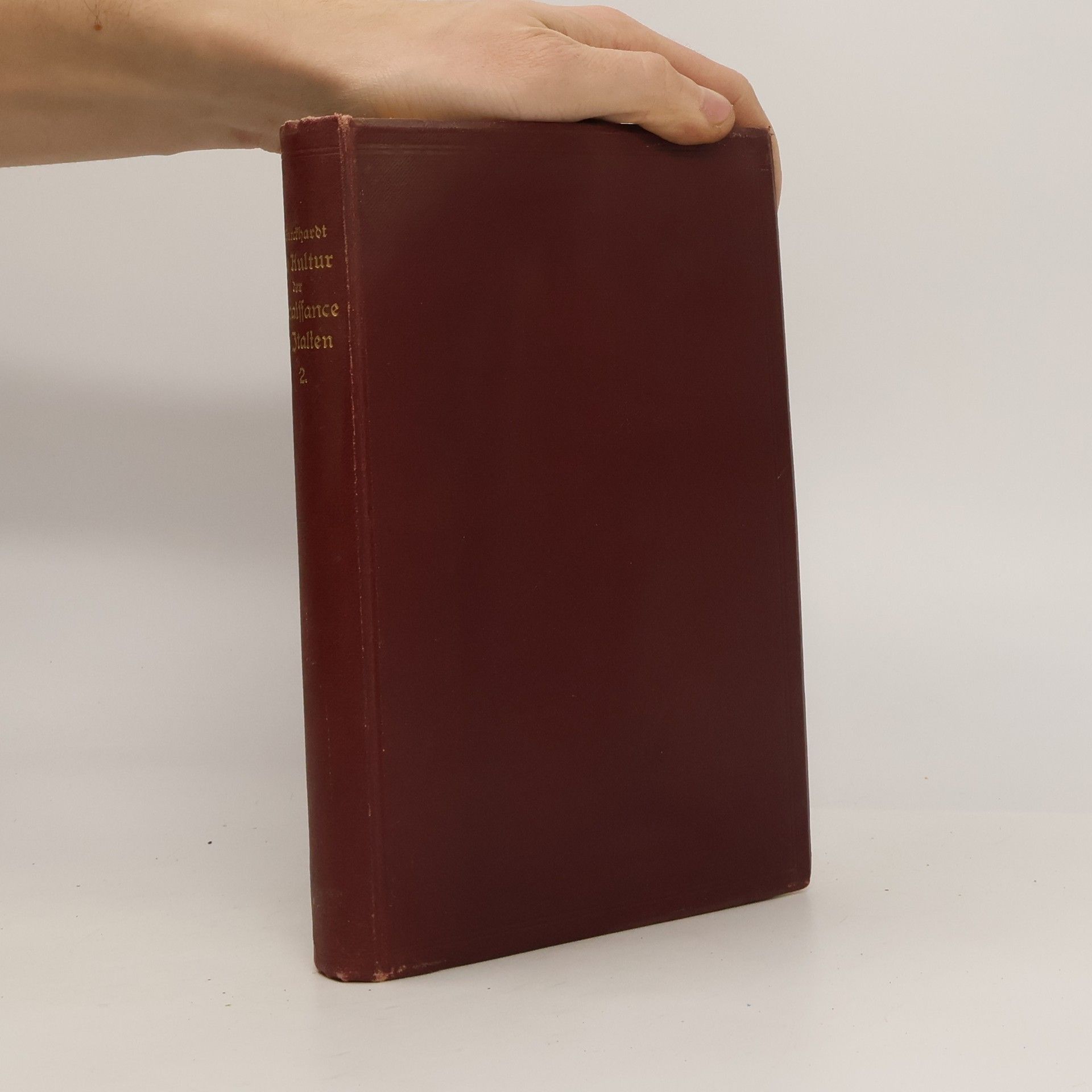 Jacob Burckhardt Die Kultur der Renaissance in Italien