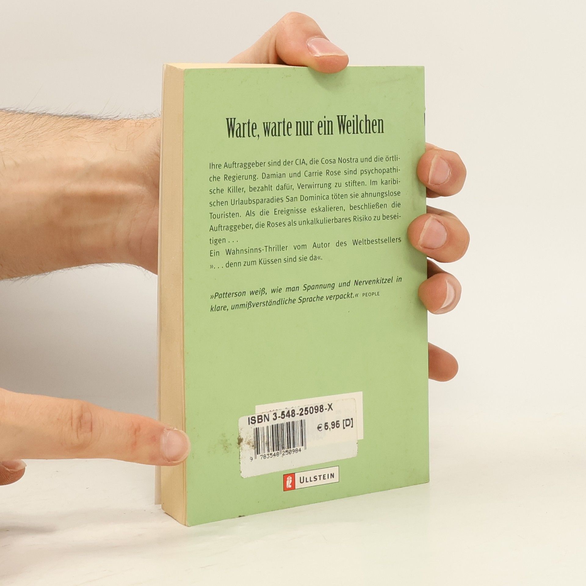 James Patterson Warte, warte nur ein Weilchen