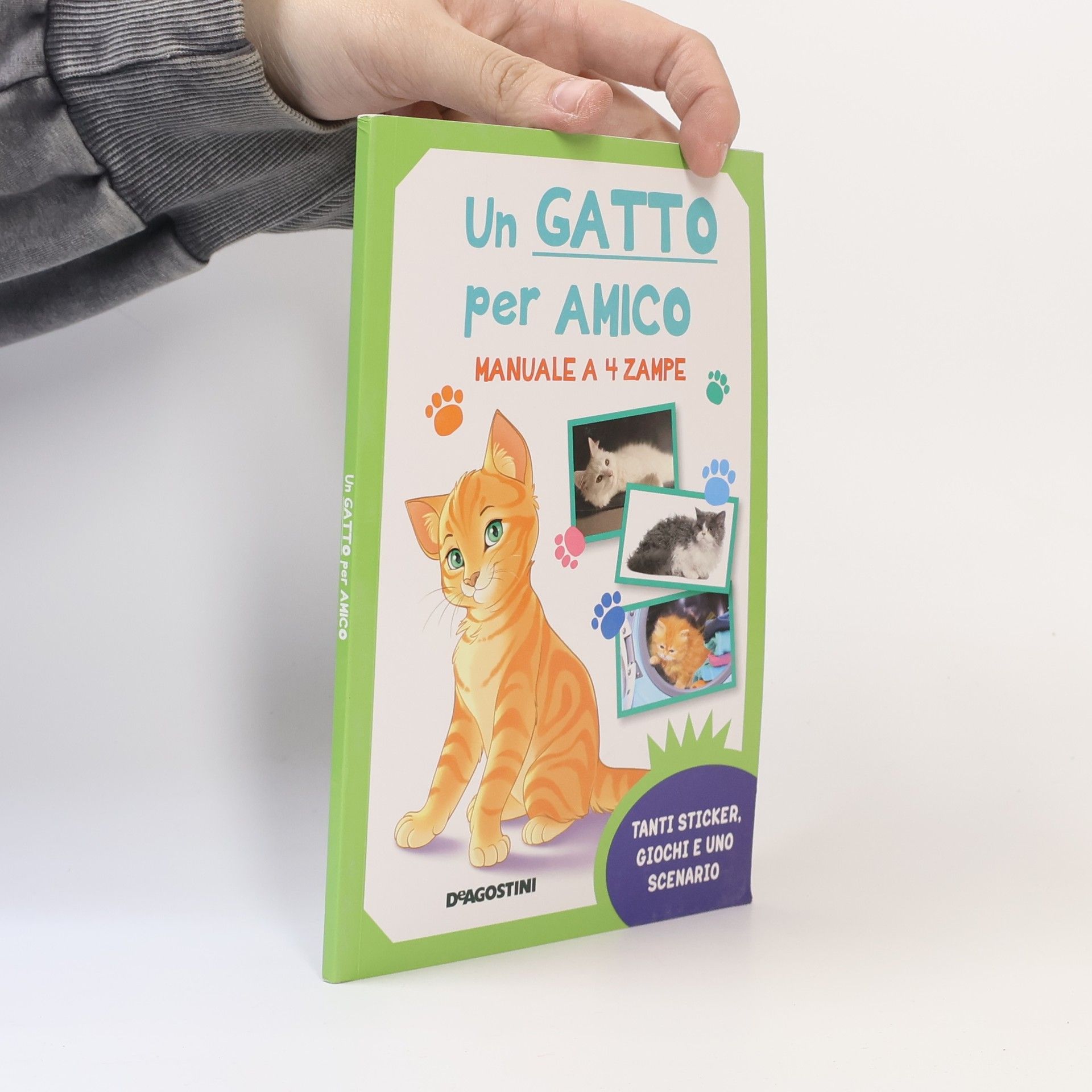 Federica Magrin Un gatto per amico. Manuale a 4 zampe. Con adesivi