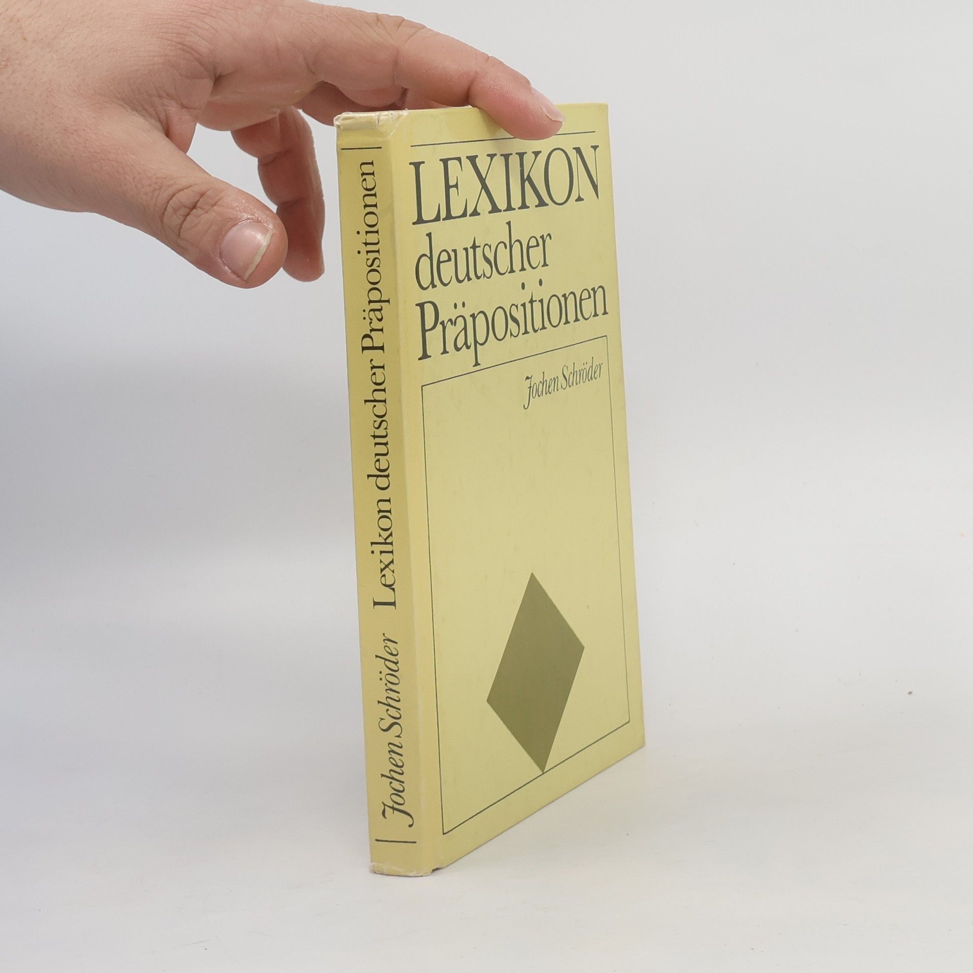 Jochen Schröder Lexikon deutscher Präpositionen