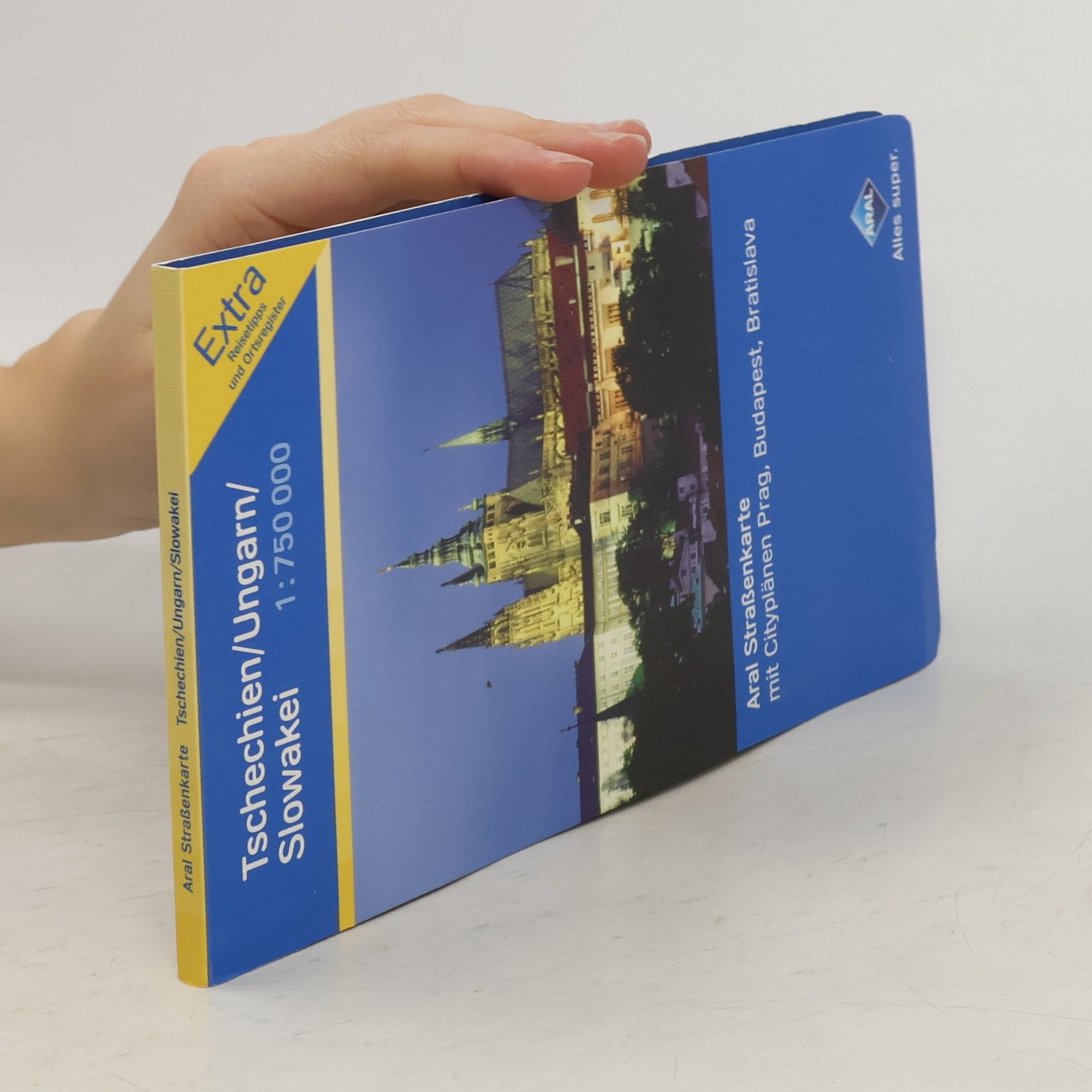 Kolektív autorov Aral Straßenkarte Tschechien/Ungarn/Slowakei