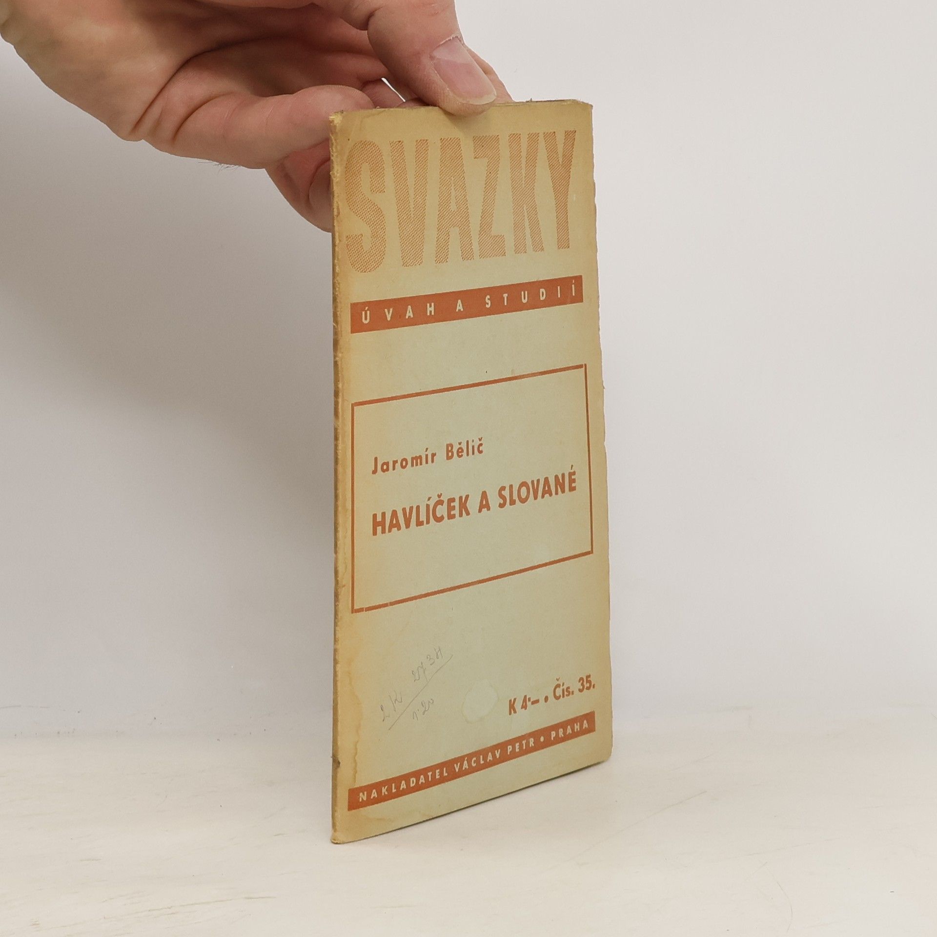 Jaromír Bělič Havlíček a slované