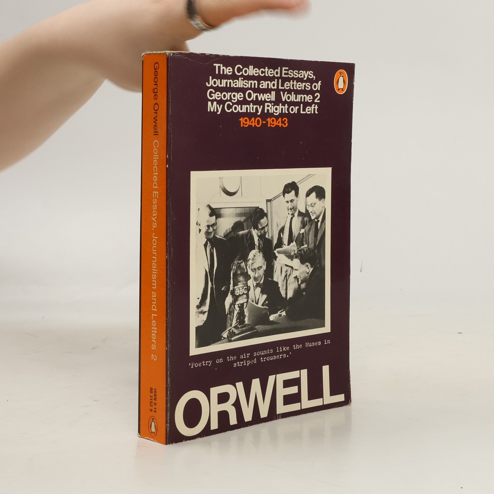 George Orwell The Collected Essays, Journalism And Letters. Vol.2