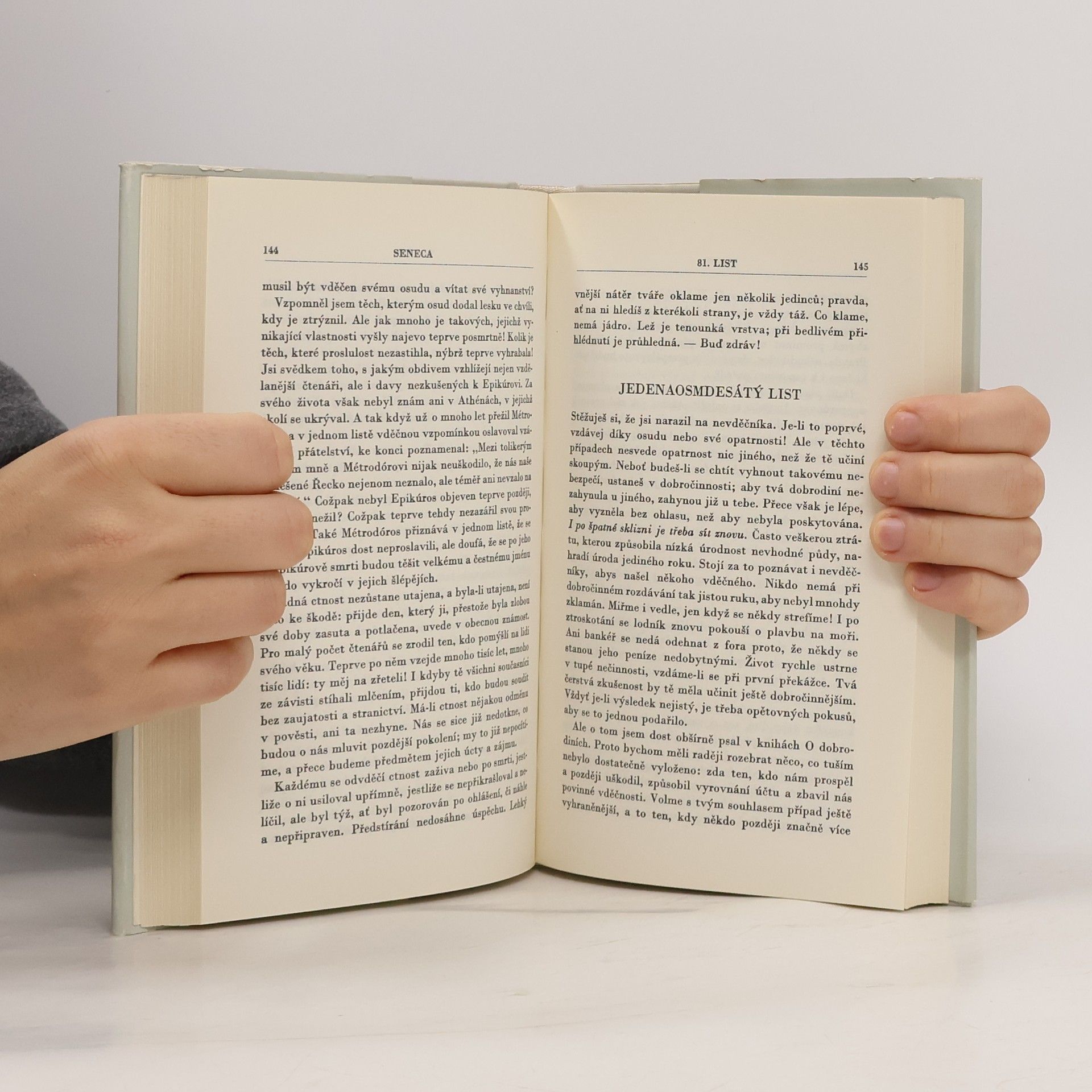 Lucius Annaeus Seneca Výbor z listů Luciliovi