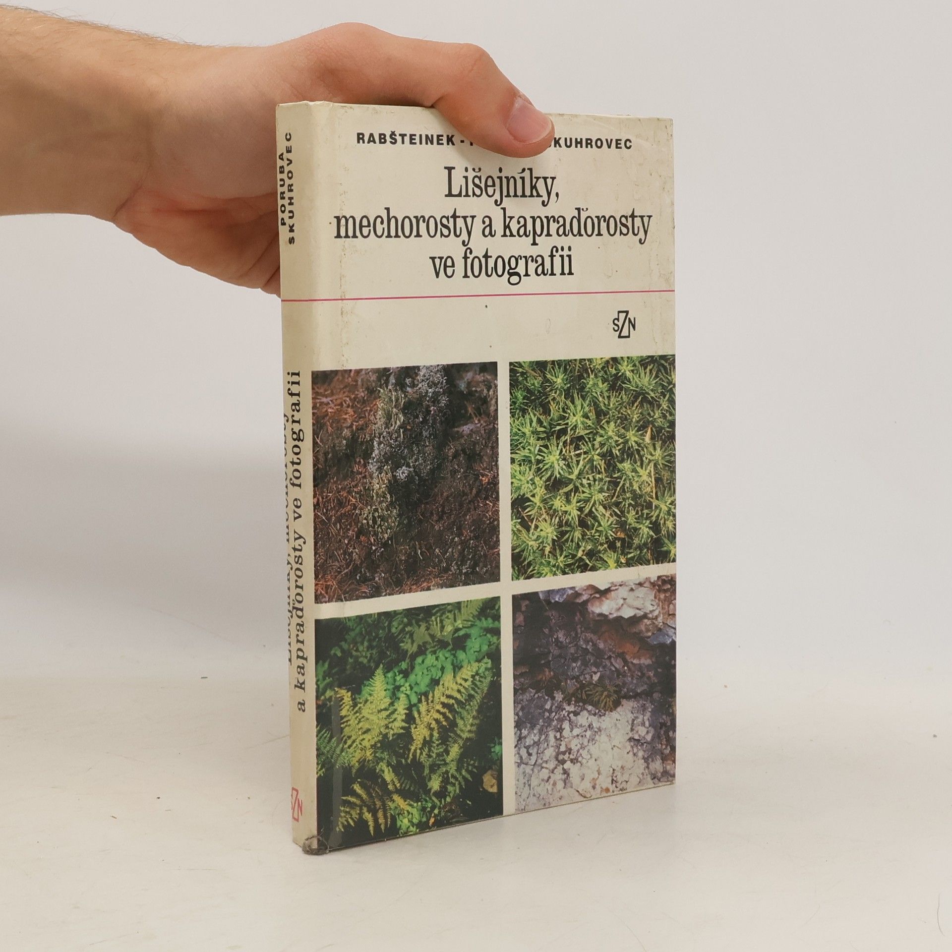 Otomar Rabšteinek Lišejníky, mechorosty a kapraďorosty ve fotografii