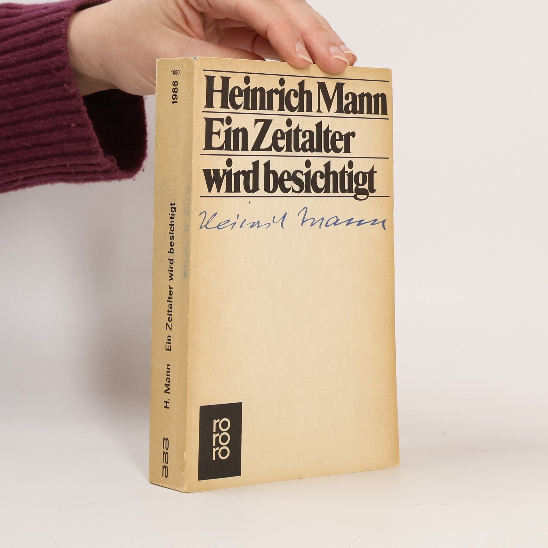 Heinrich Mann Ein Zeitalter wird besichtigt