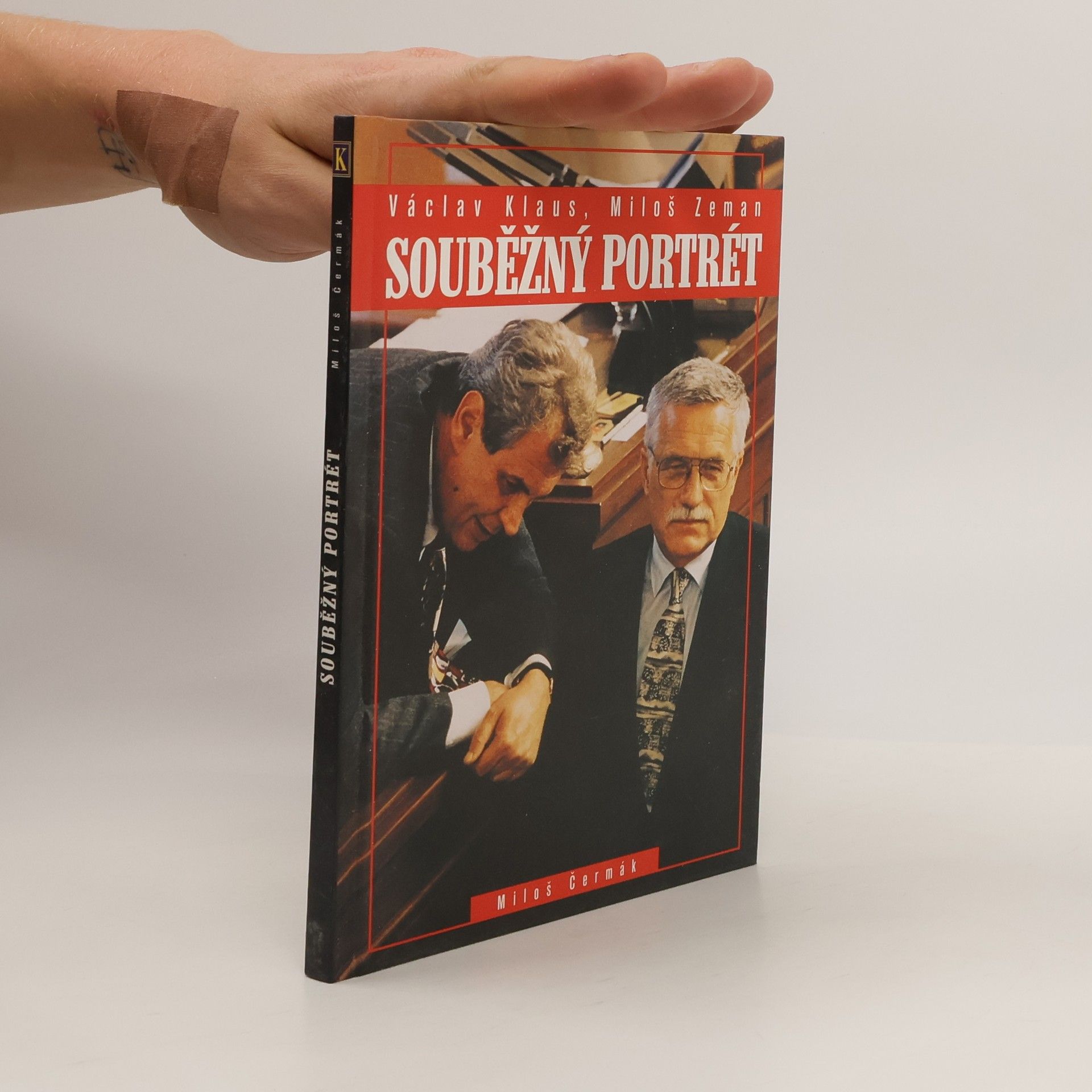 Miloš Čermák Souběžný portrét. Václav Klaus, Miloš Zeman.