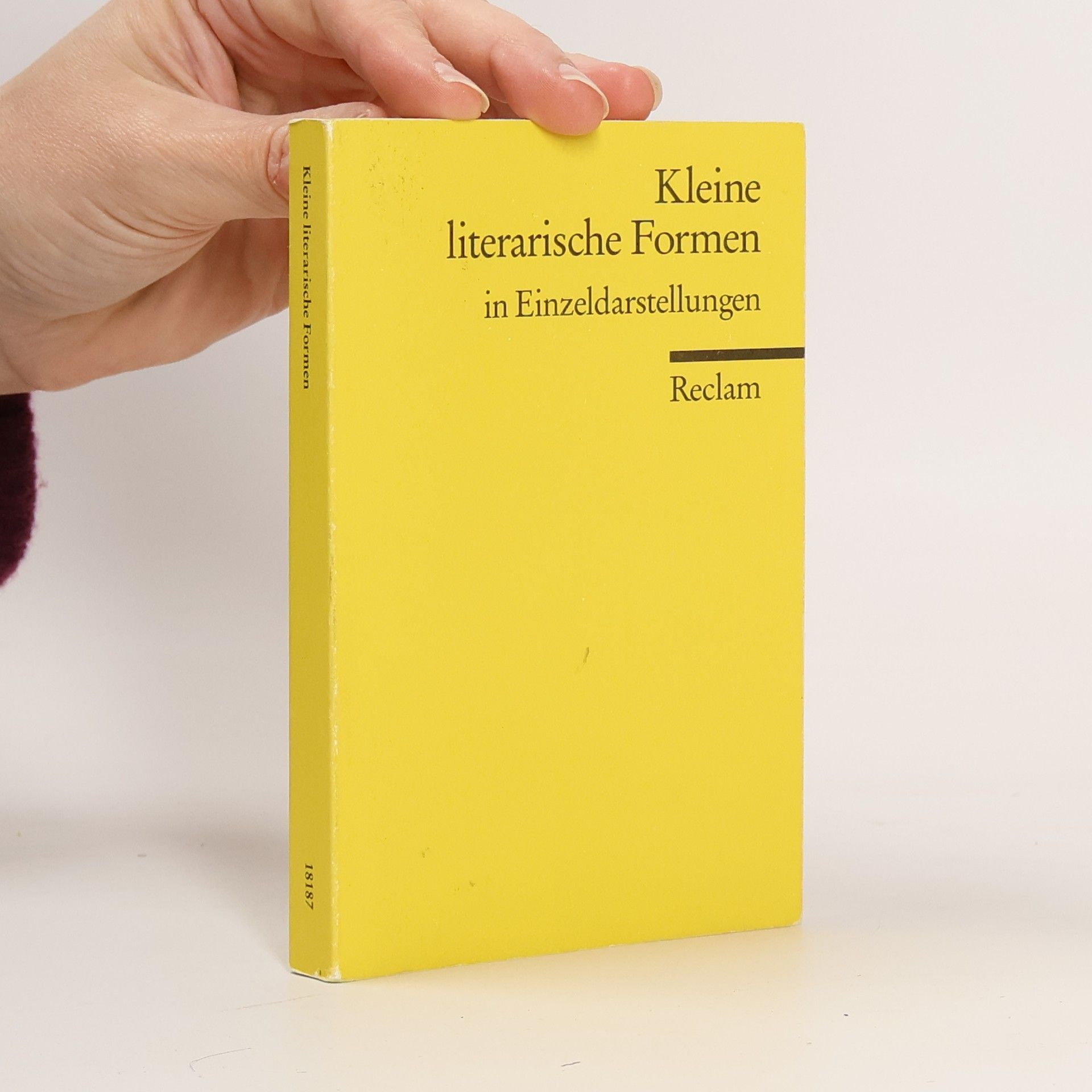 Collectif d'auteurs Kleine literarische Formen in Einzeldarstellungen