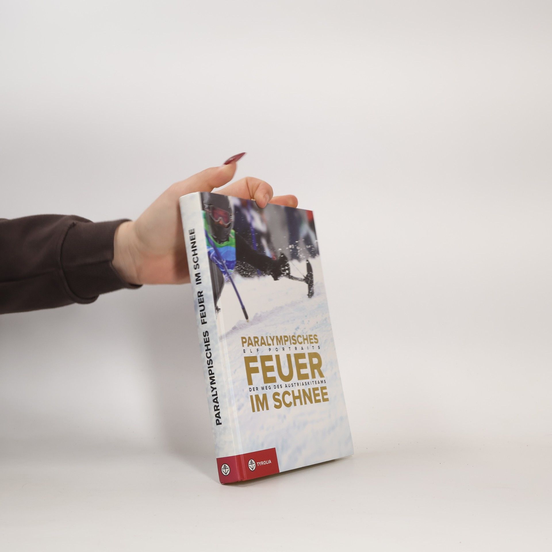 Klaus Feldkircher Paralympisches Feuer im Schnee