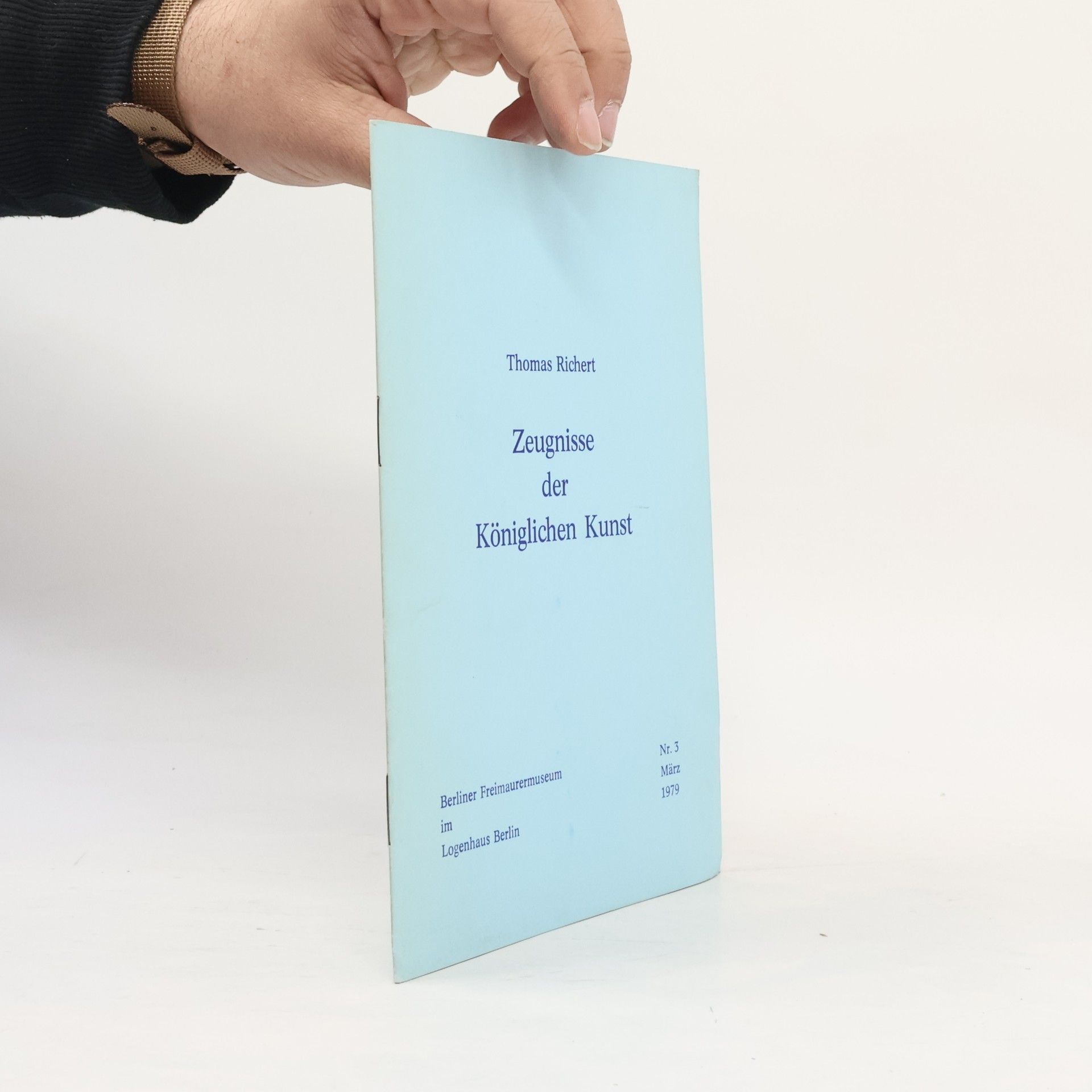 Thomas Georg Richert Zeugnisse der Königlichen Kunst