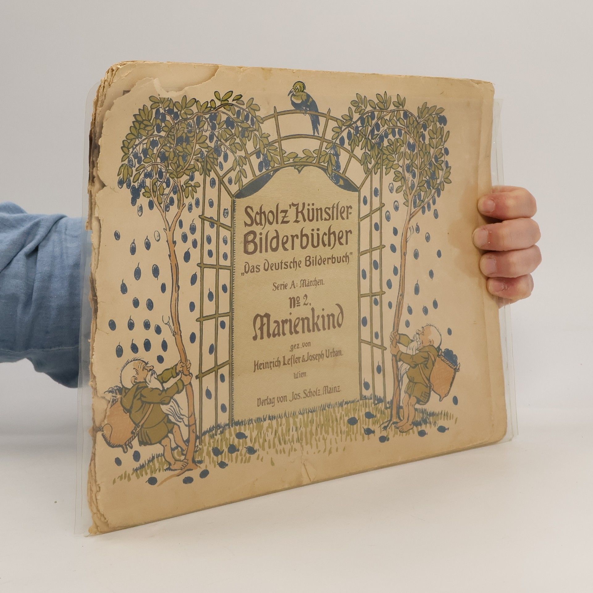 Heinrich Lefler Scholz Künstler Bilderbücher 2. Marienkind