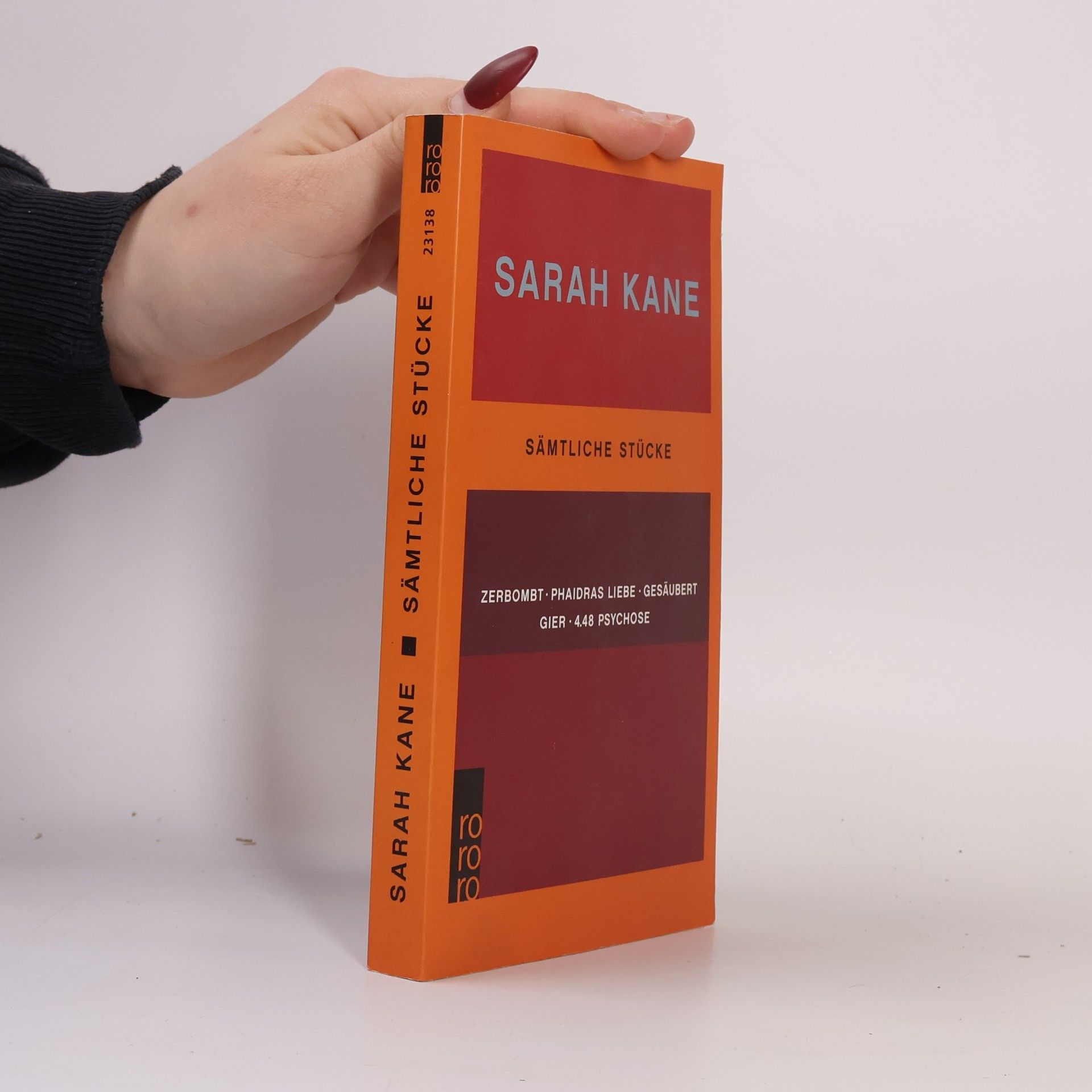 Sarah Kane Sämtliche Stücke