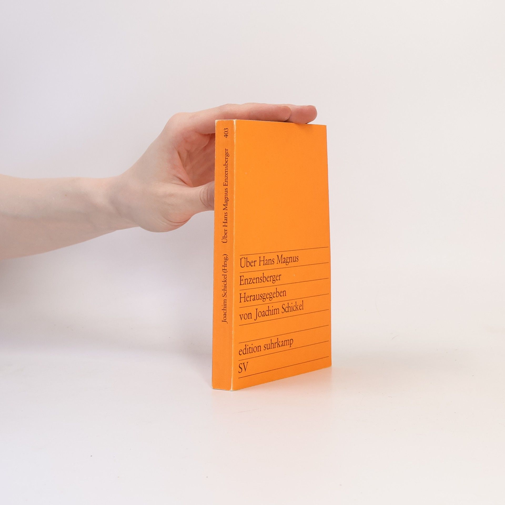 Hans Magnus Enzensberger Hans Magnus Enzensberger