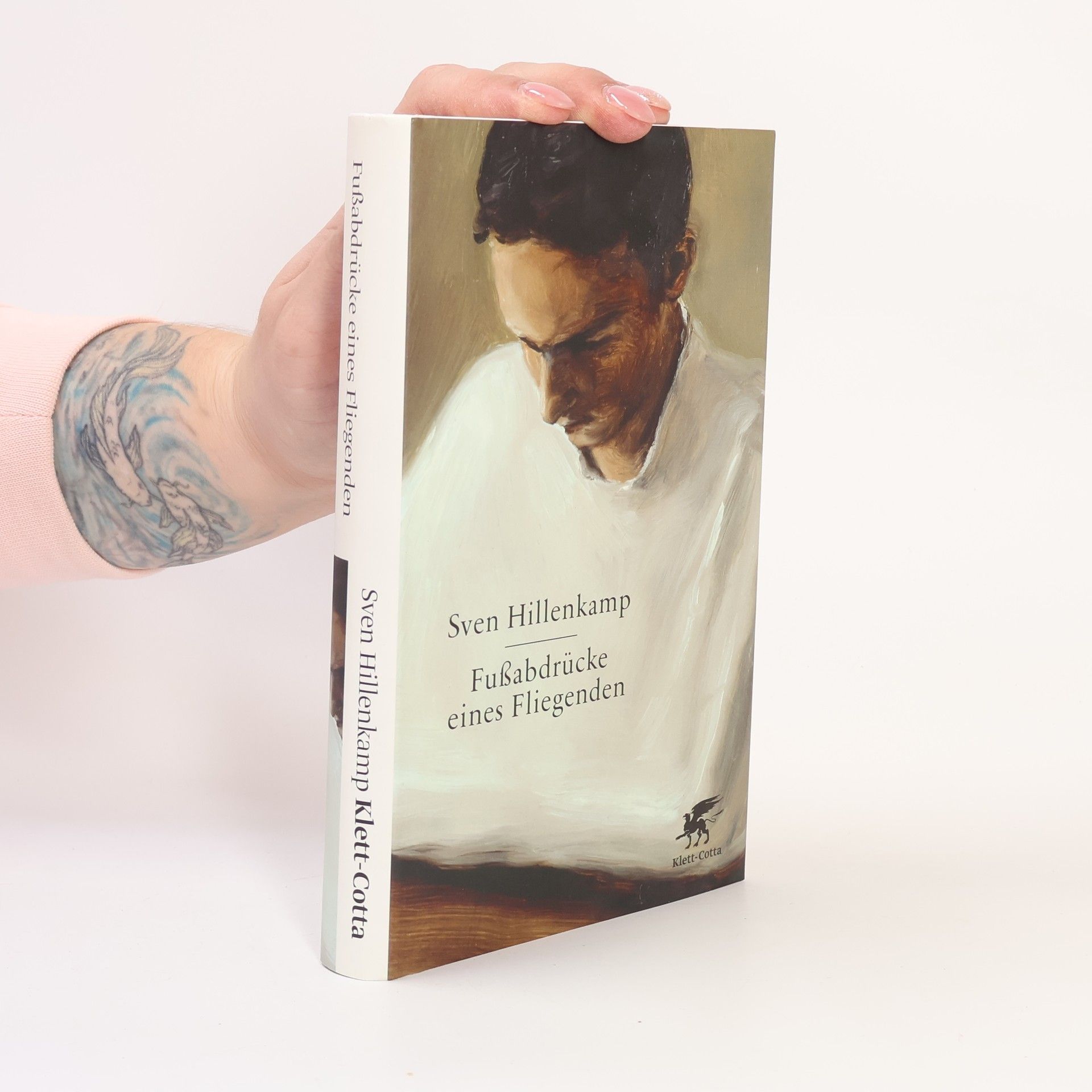 Fußabdrücke eines Fliegenden