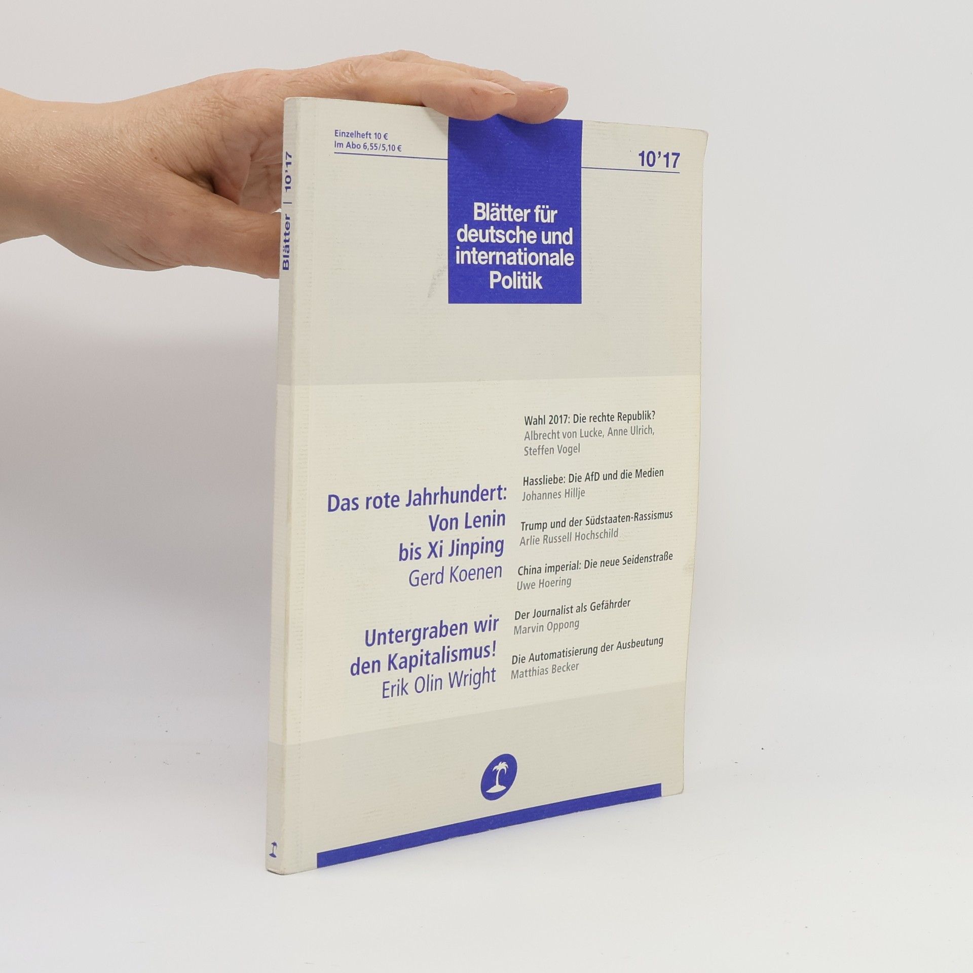 Kolektiv autorů Blätter für deutsche und internationale Politik 10´17
