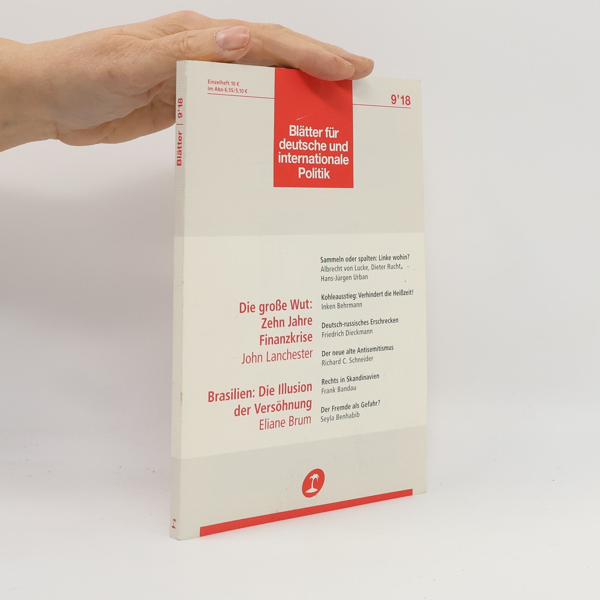 Kolektiv autorů Blätter für deutsche und internationale Politik 9´18