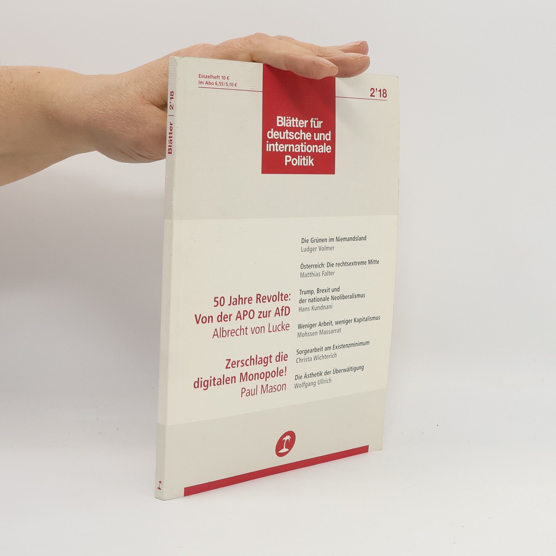 kolektiv Blätter für deutsche und internationale Politik 2'18