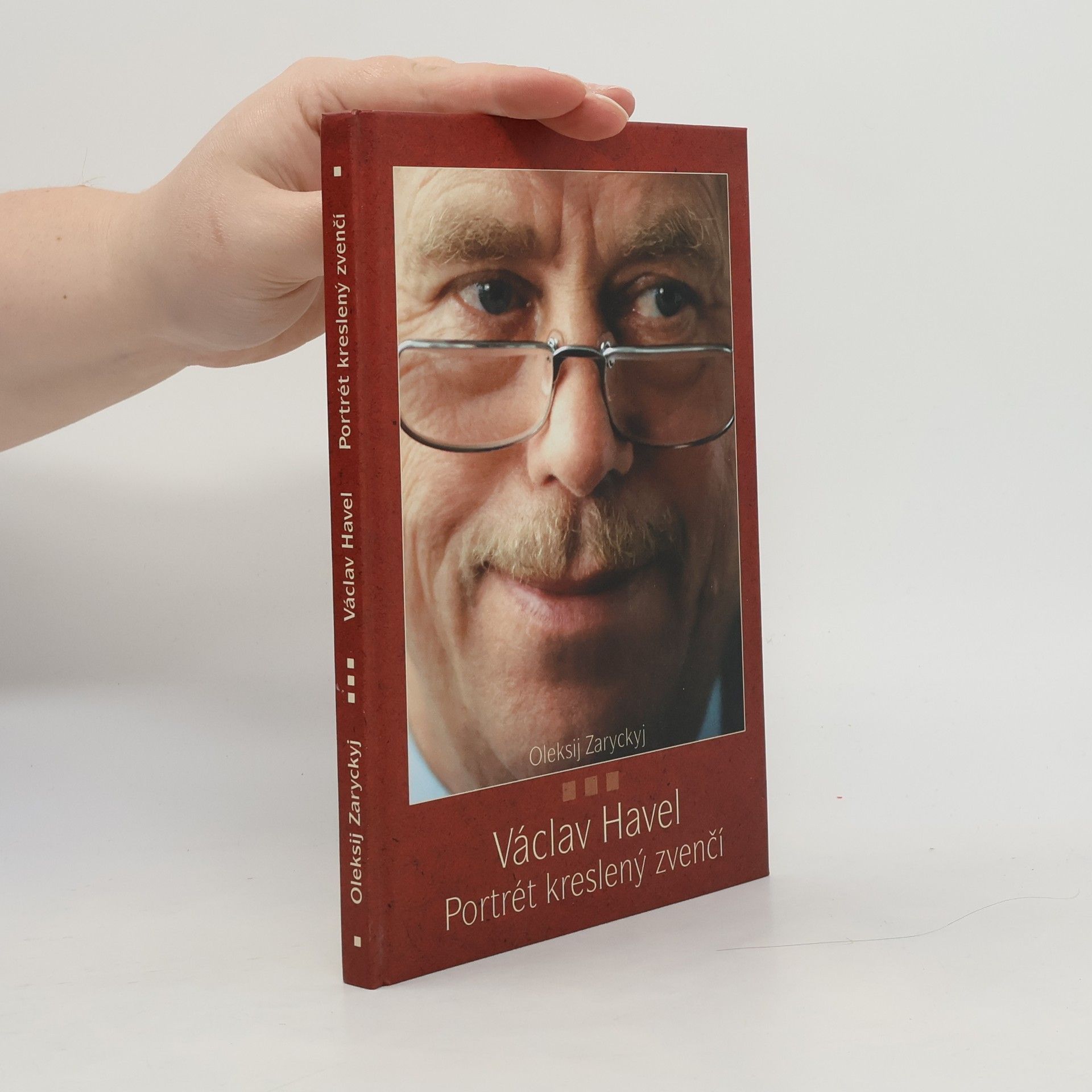 Oleksìj Zaryc'kyj Václav Havel - Portrét kreslený zvenčí