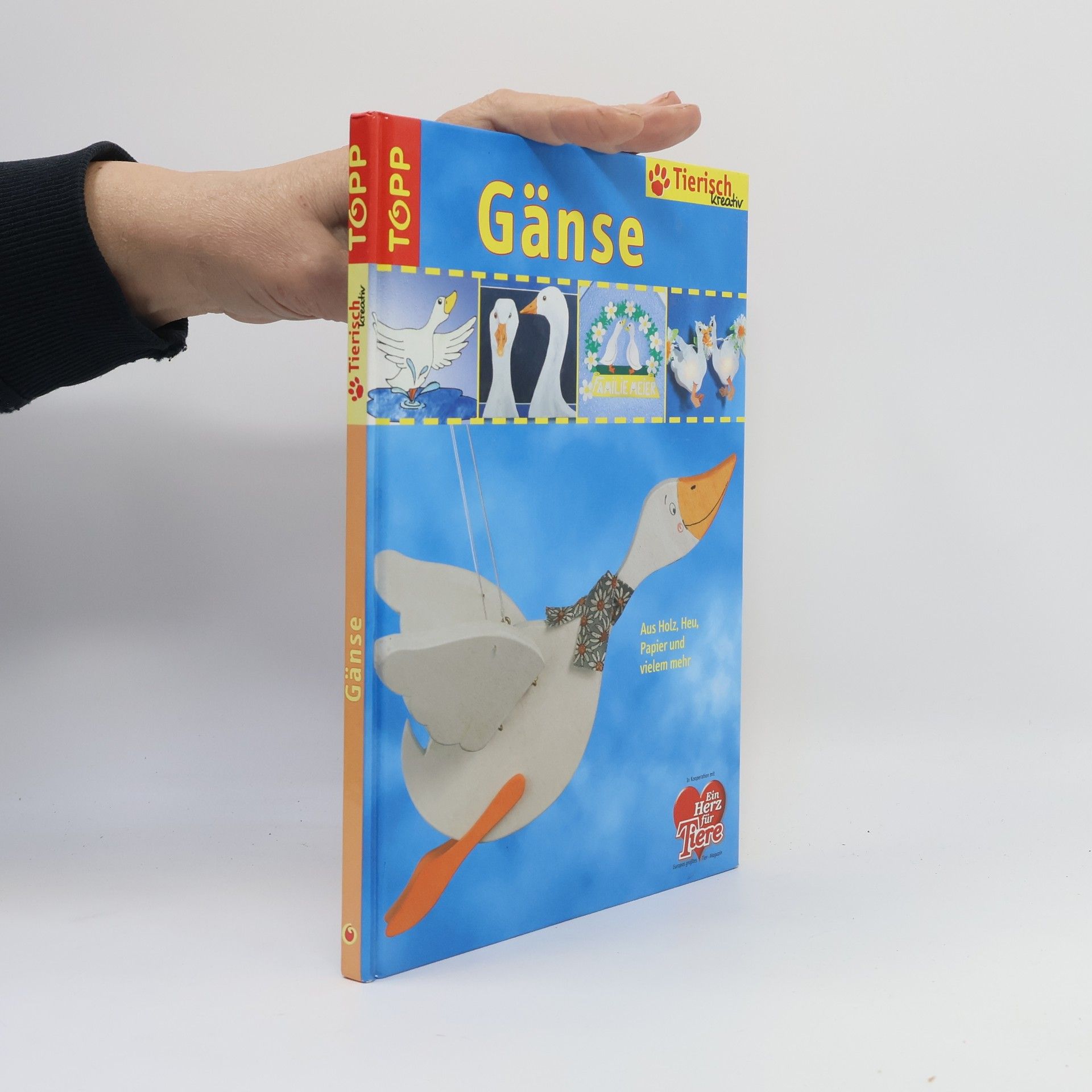 Monika Gänsler Tierisch kreativ: Gänse aus Holz, Heu, Papier und vielem mehr