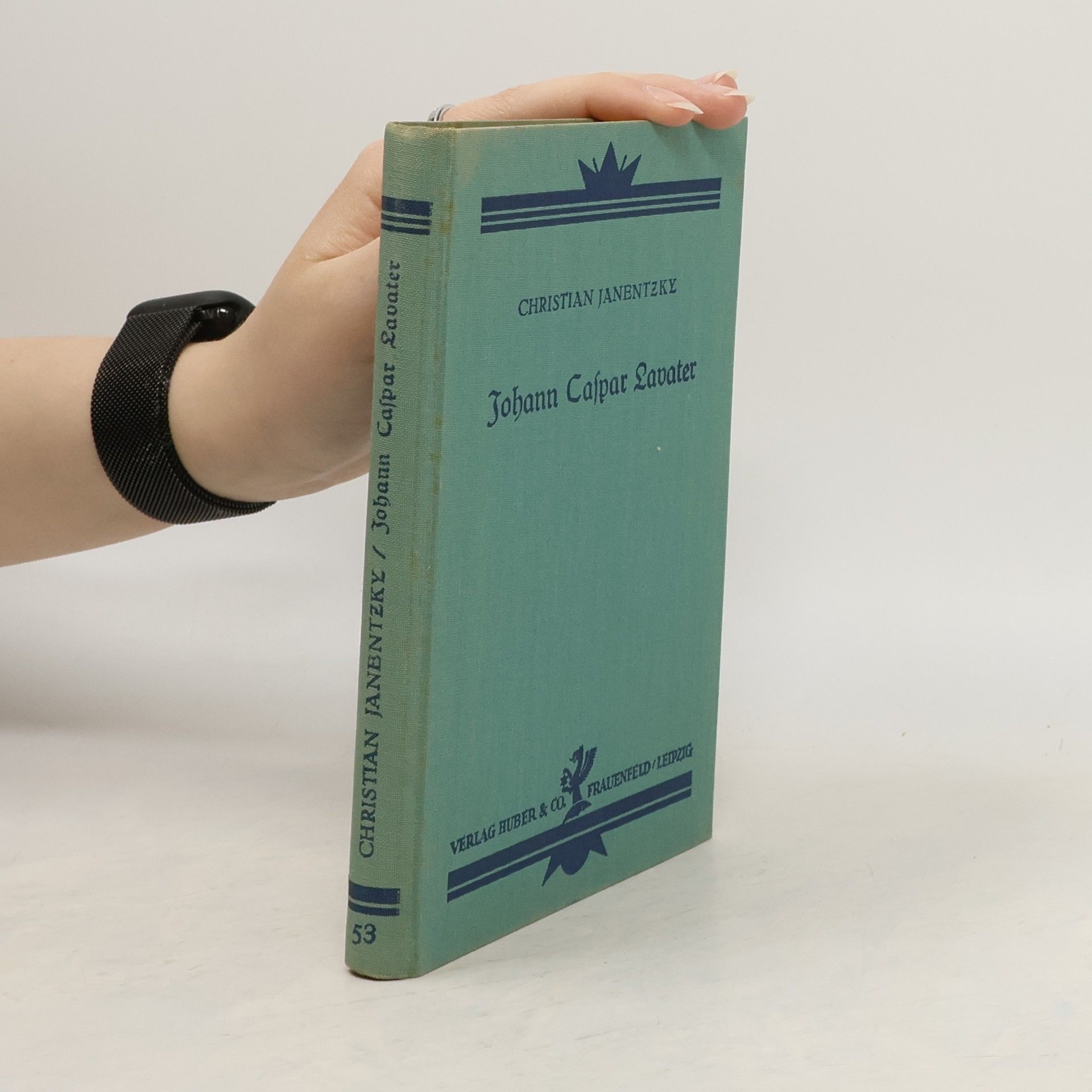 Christian Janentzky Johann Caspar Lavater