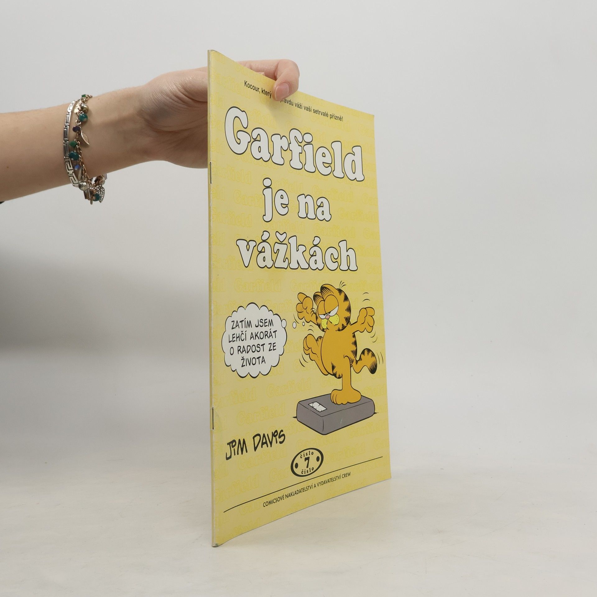 Jim Davis Garfield je na vážkách