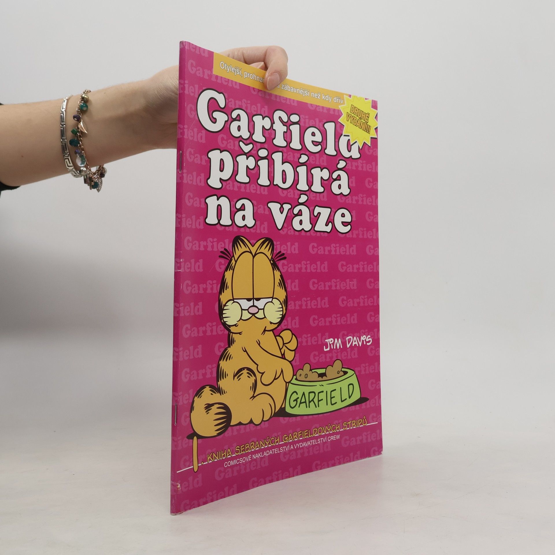 Jim Davis Garfield přibírá na váze