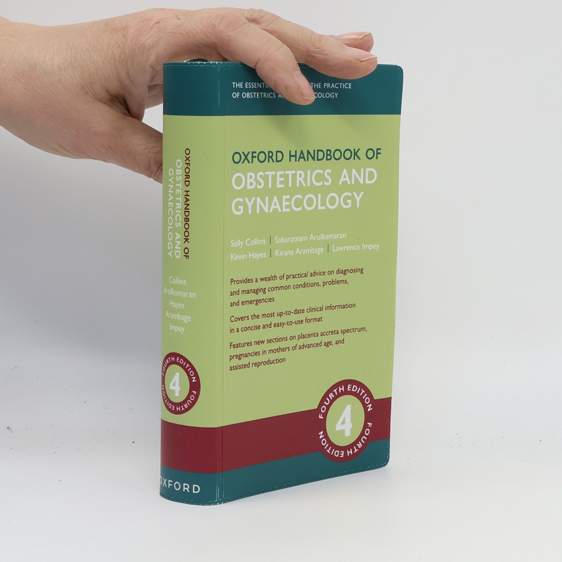 Sally Collins Oxford Handbook of Obstetrics and Gynaecology - Fourth Edition