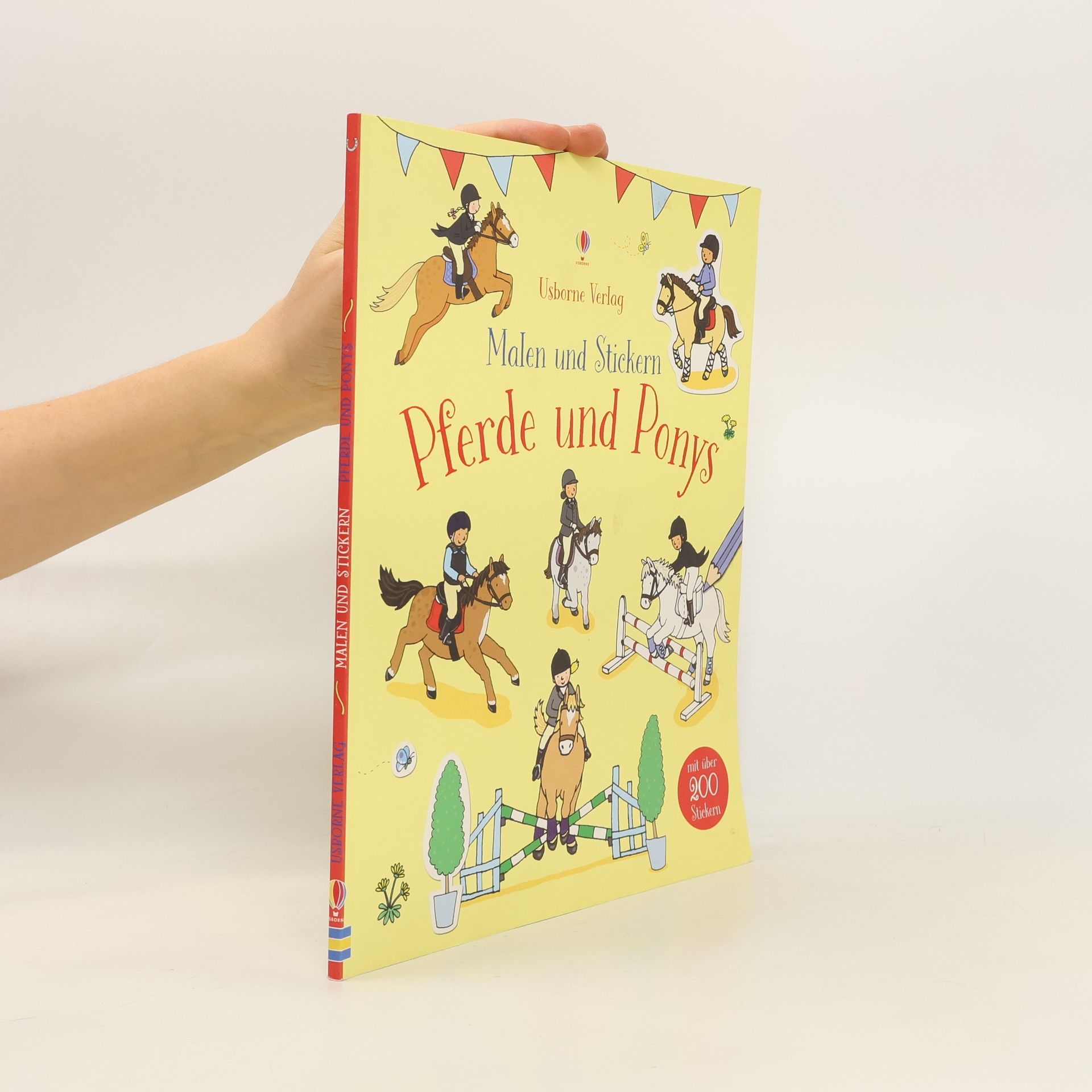Fiona Patchett Malen und Stickern: Pferde und Ponys - Mit über 200 Stickern