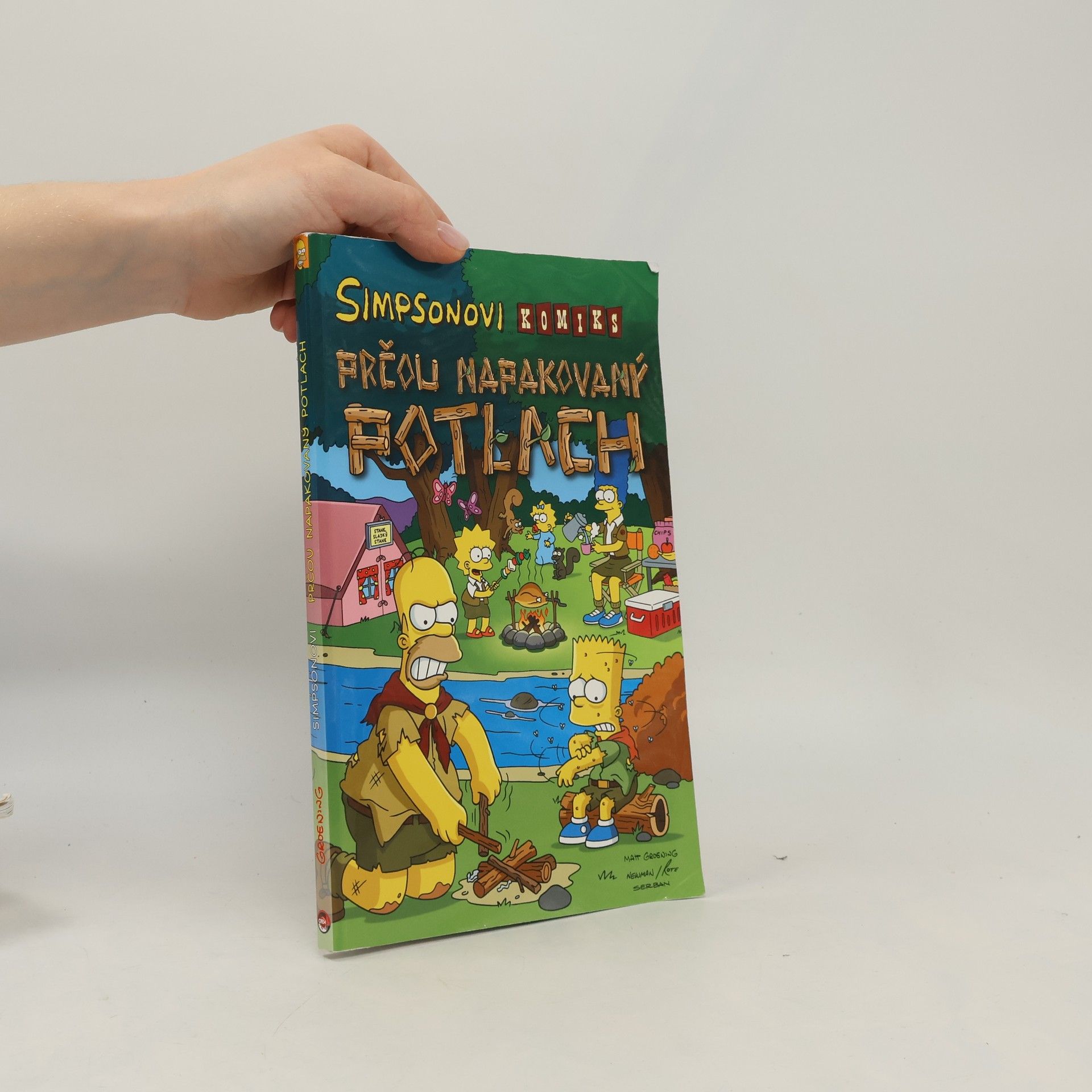 Matt Groening Simpsonovi: Prčou napakovaný potlach
