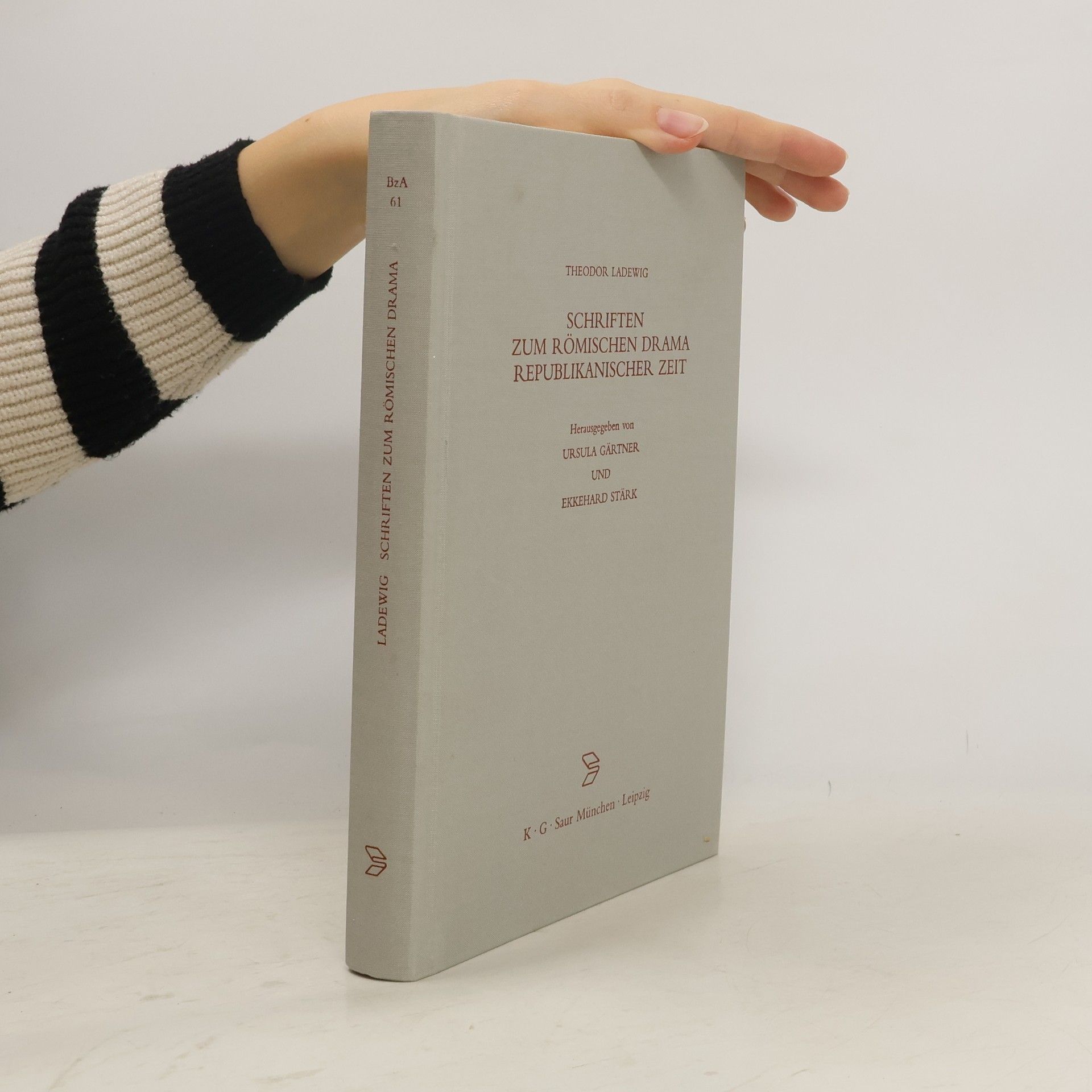 Theodor Ladewig Schriften zum römischen Drama republikanischer Zeit