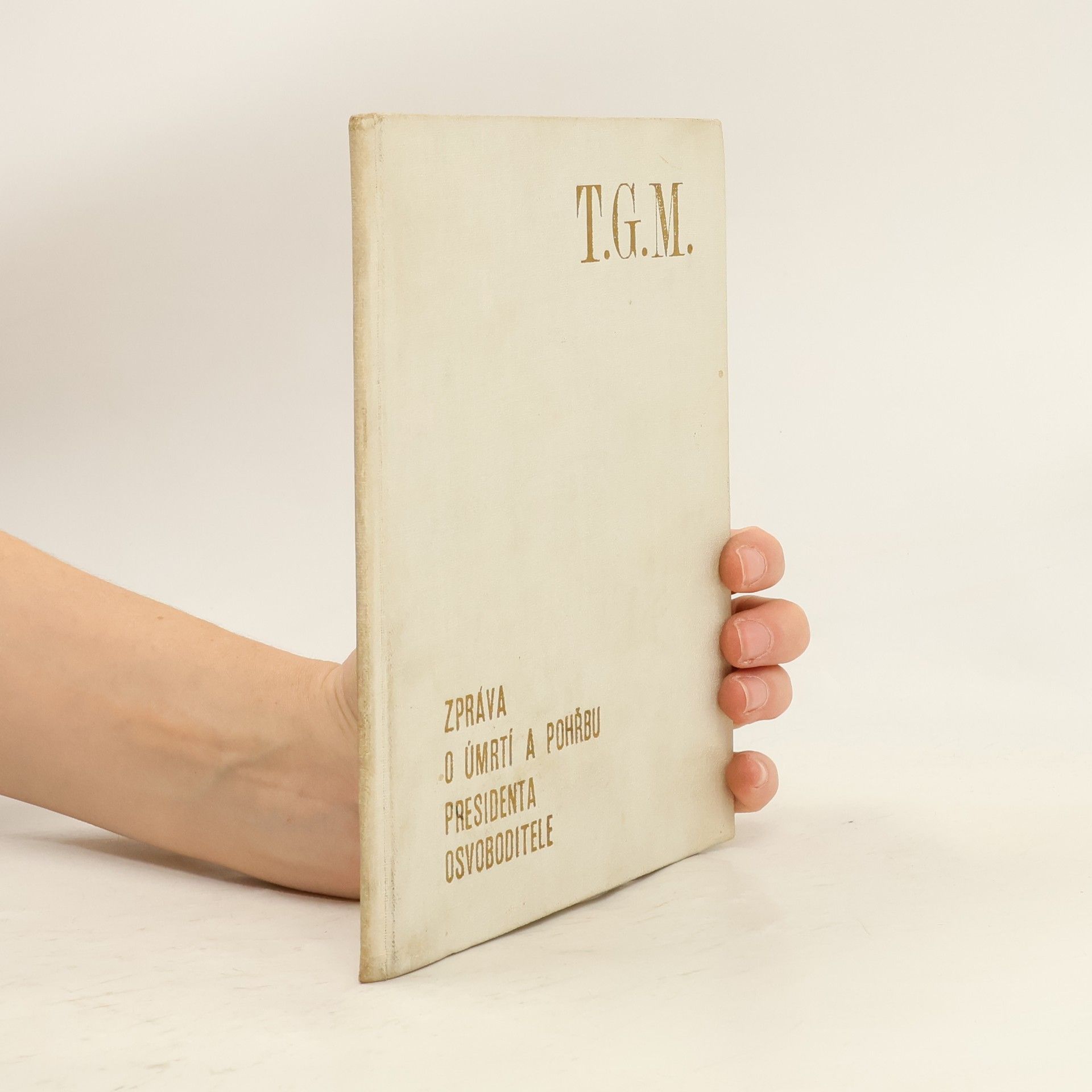 Václav Osvald Obrázková zpráva o úmrtí a pohřbu presidenta Osvoboditele