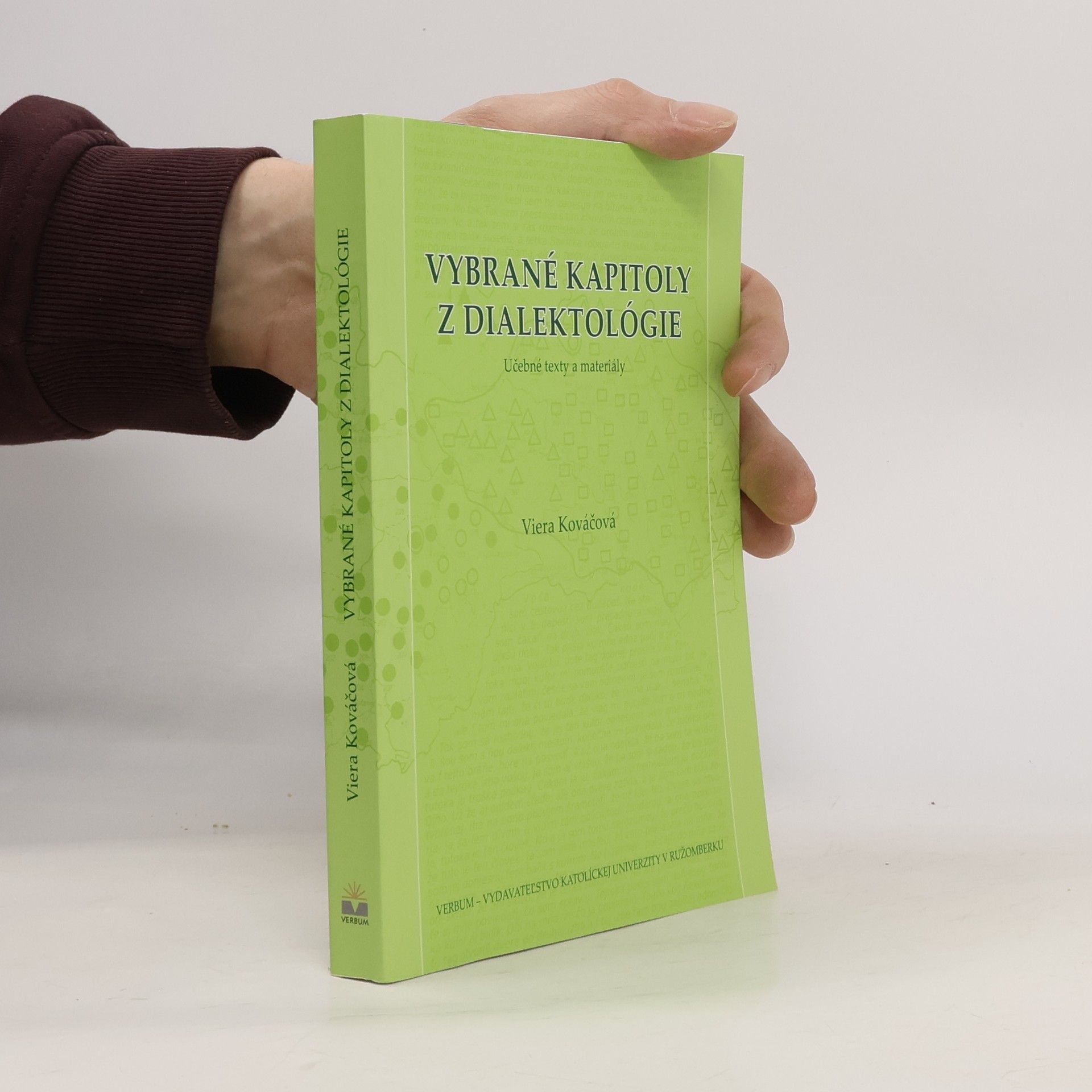 Viera Kováčová Vybrané kapitoly z dialektológie
