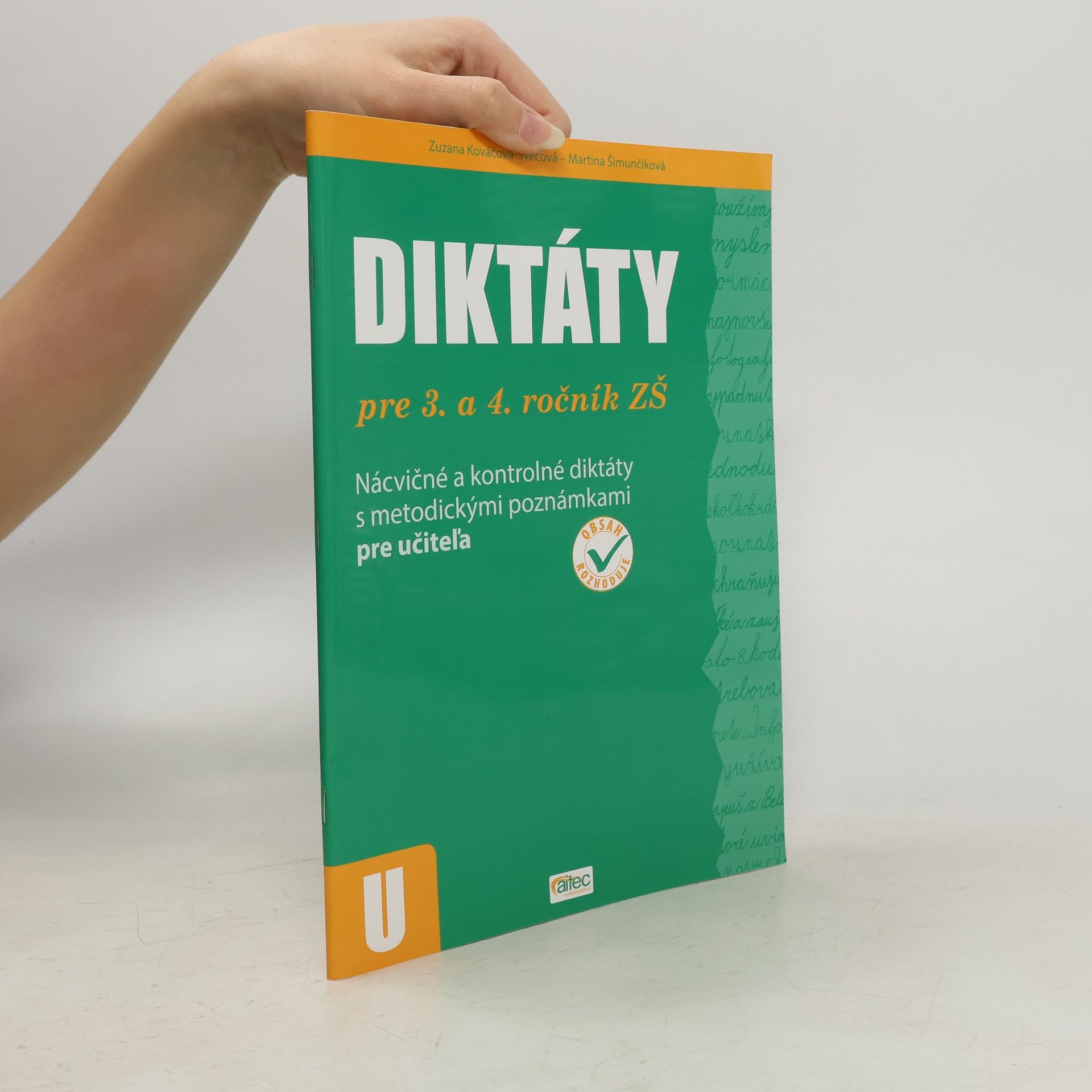 Martina Šimunčíková Diktáty pre 3. a 4. ročník ZŠ