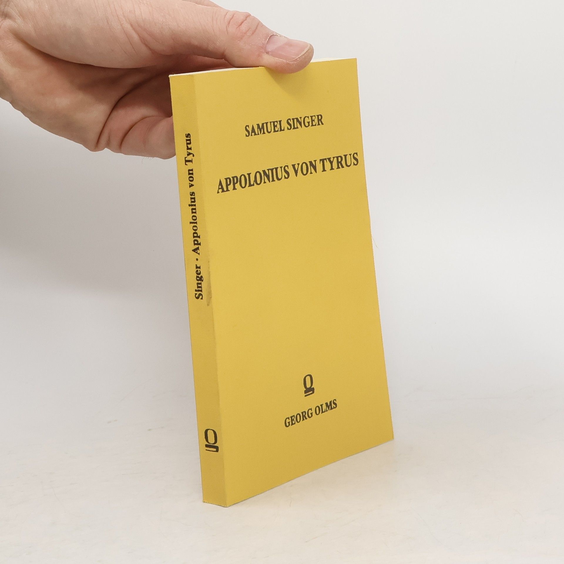 Samuel Singer Appolonius von Tyrus