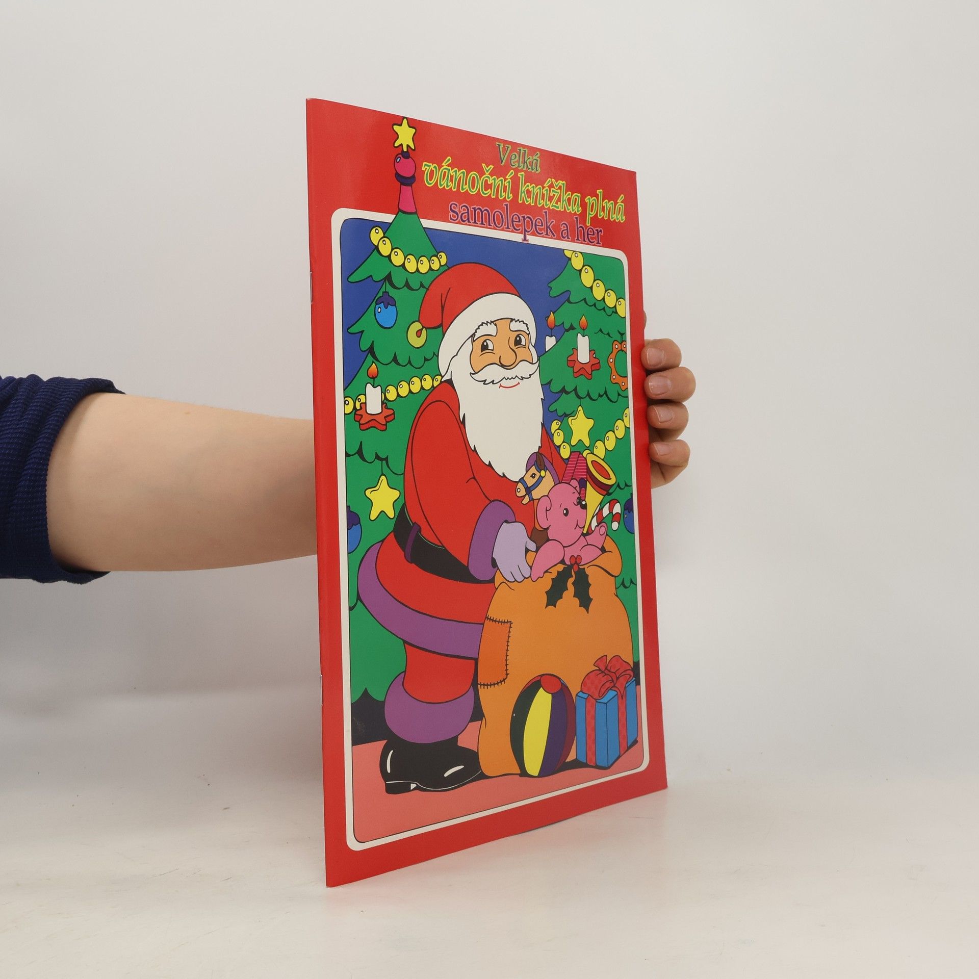 Collectif d'auteurs Velká vánoční knížka plná samolepek a her