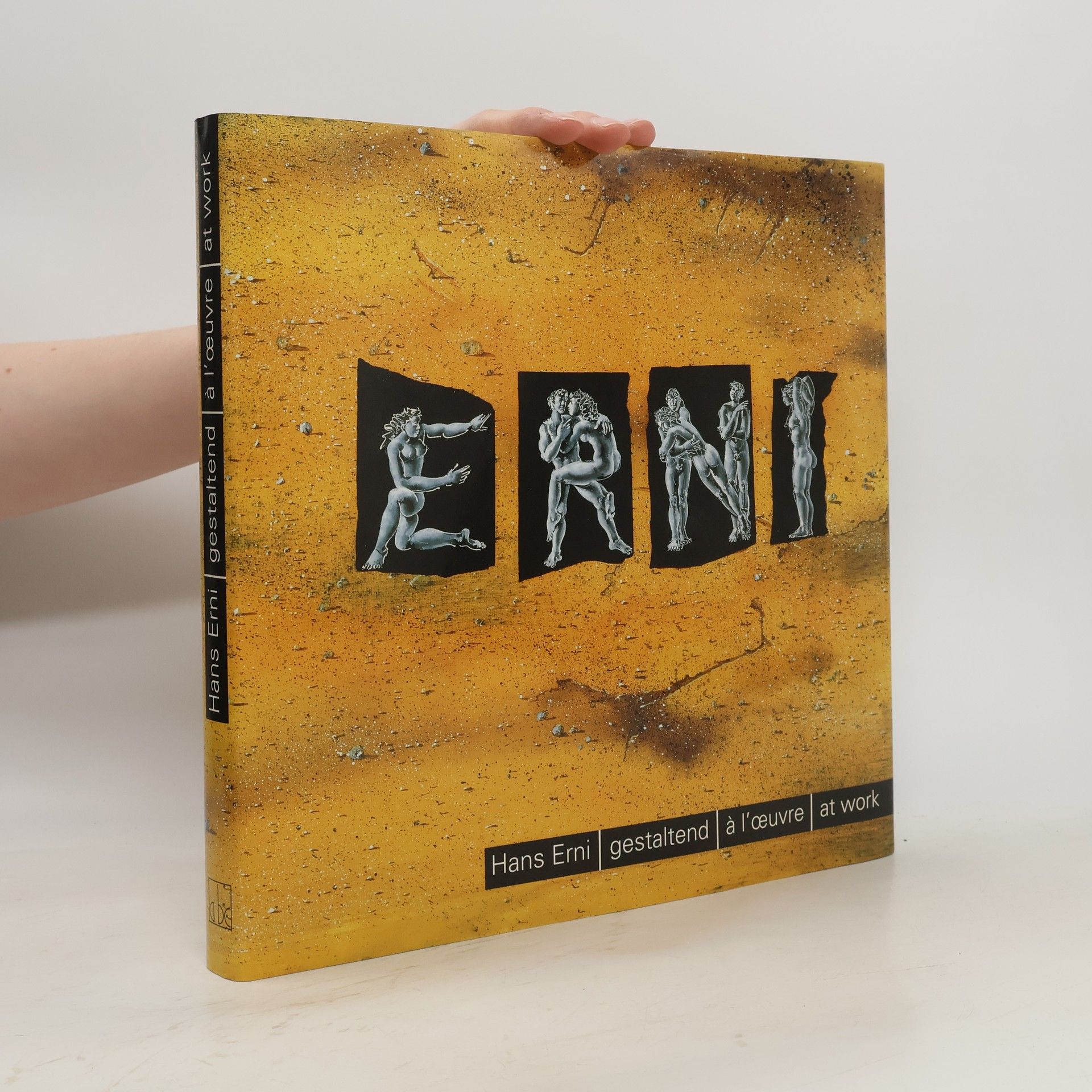 John Matheson Hans Erni gestaltend. Hans Erni a l'oeuvre. Hans Erni at work