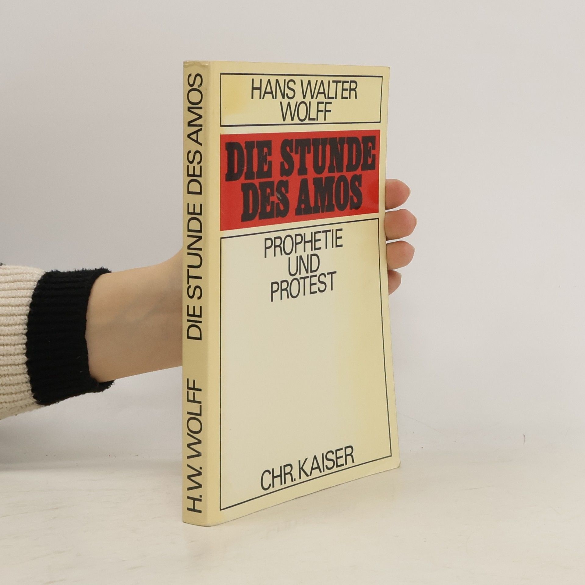 Die Stunde des Amos. Prophetie und Protest