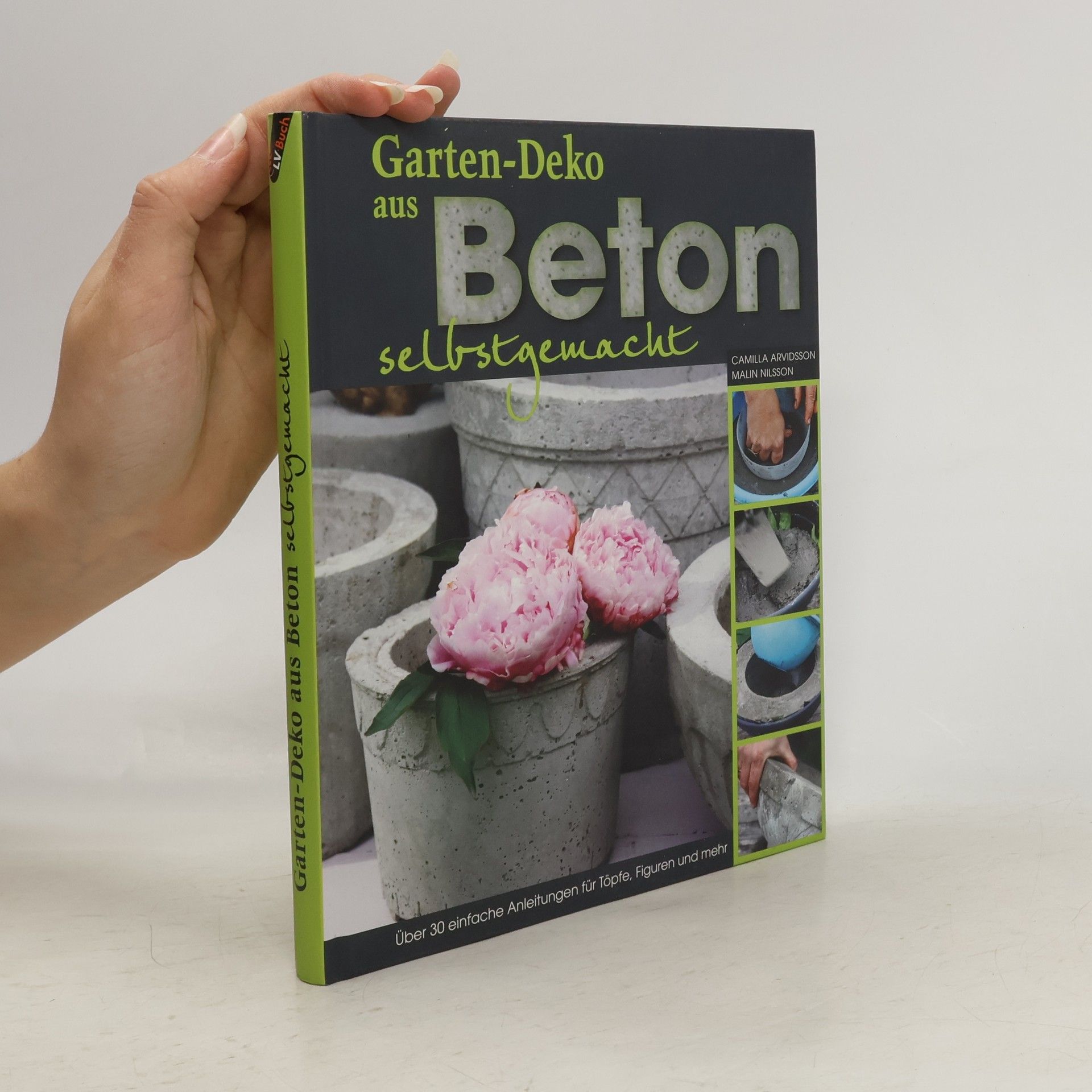 Gartendeko aus Beton selbstgemacht