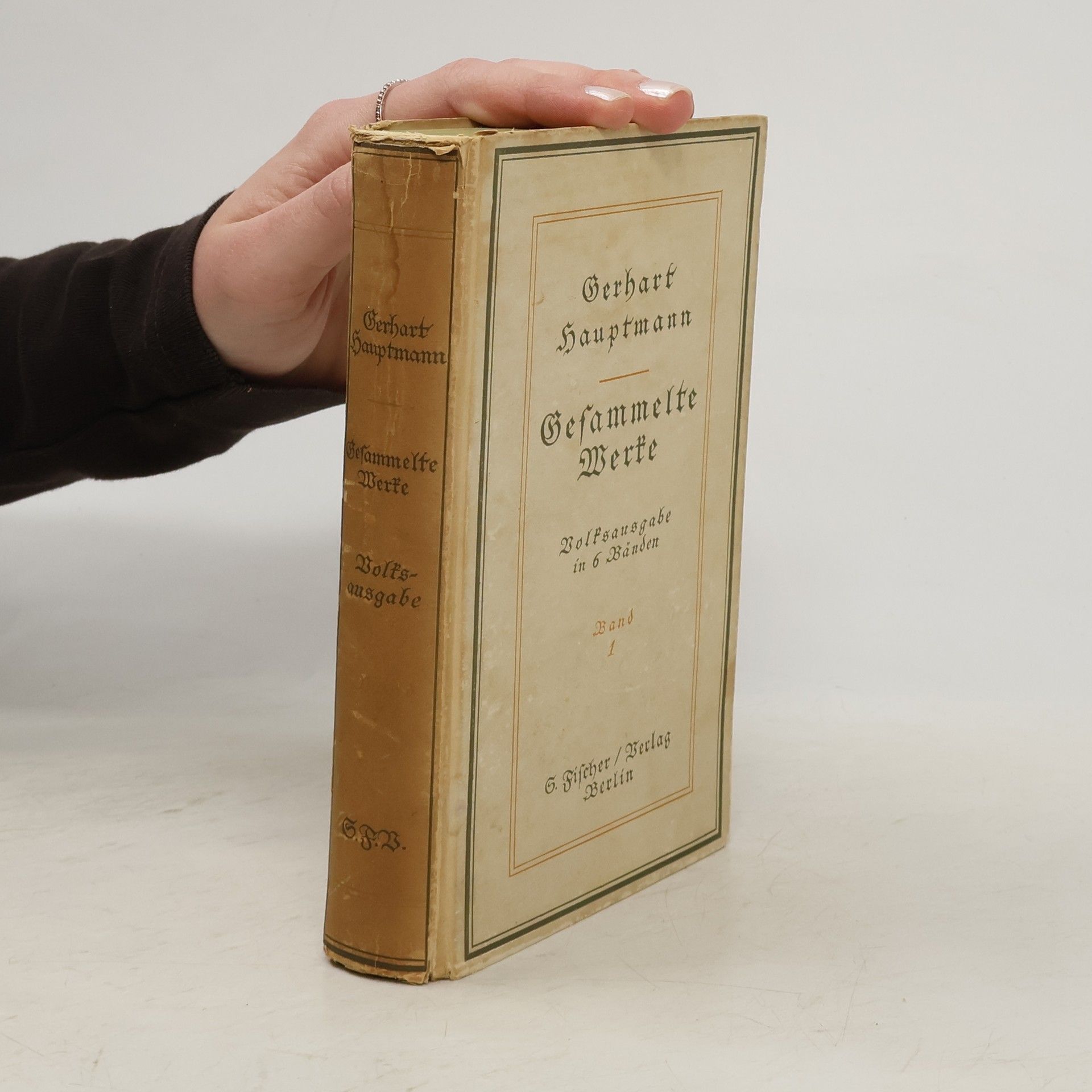 Gerhart Hauptmann Gesammelte Werke Band 1