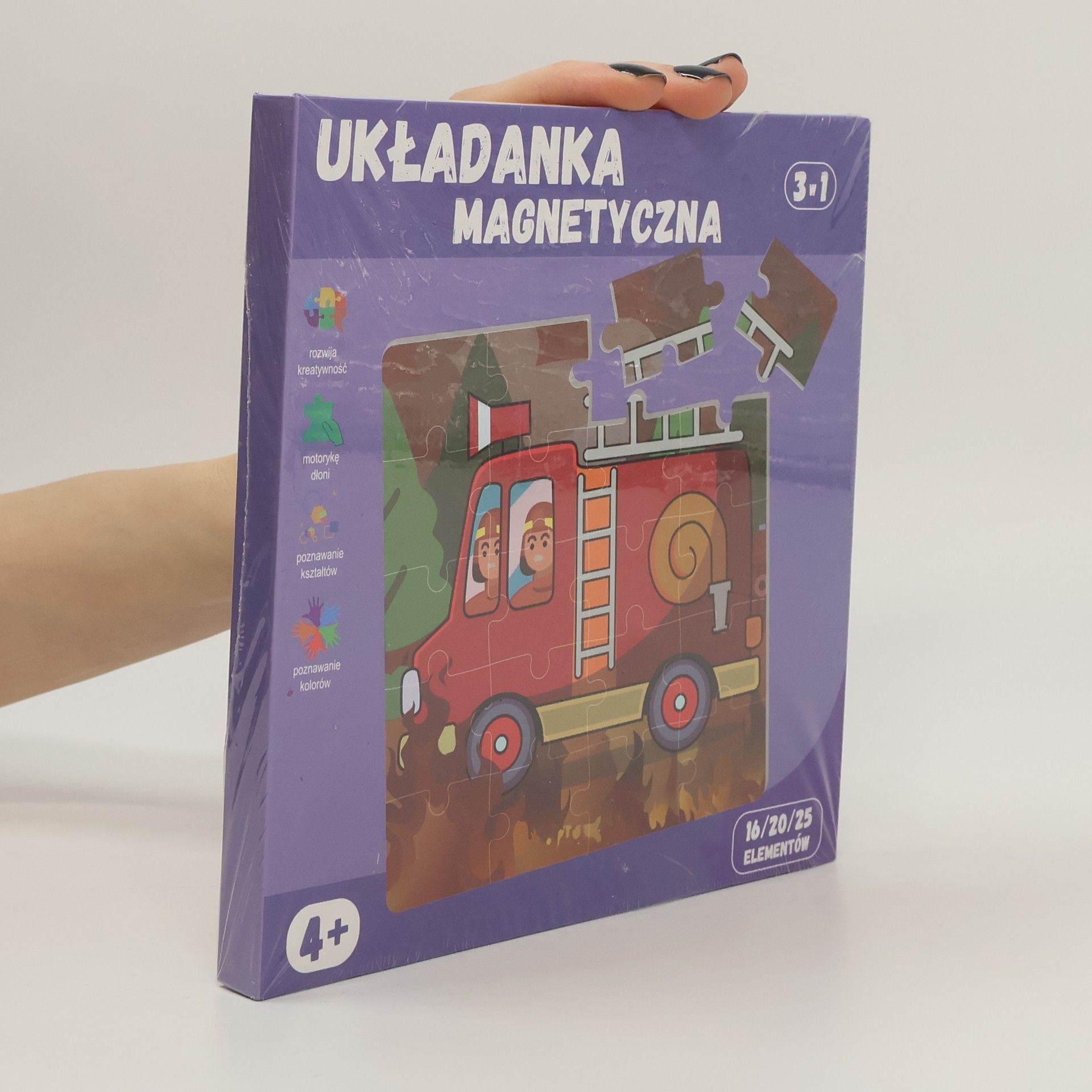 Auteurscollectief Układanka Magnetyczna 3w1