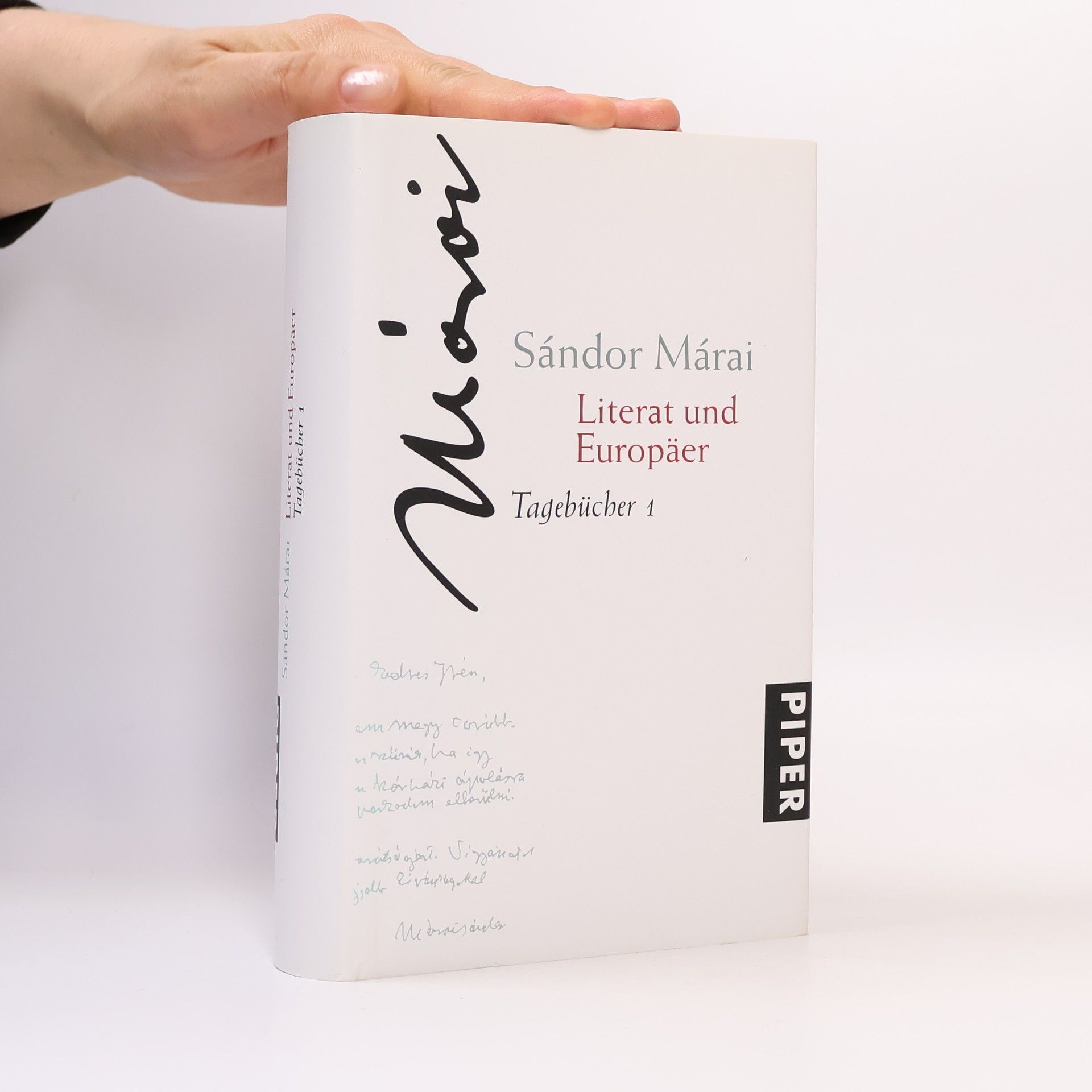 Sándor Márai Tagebücher 1