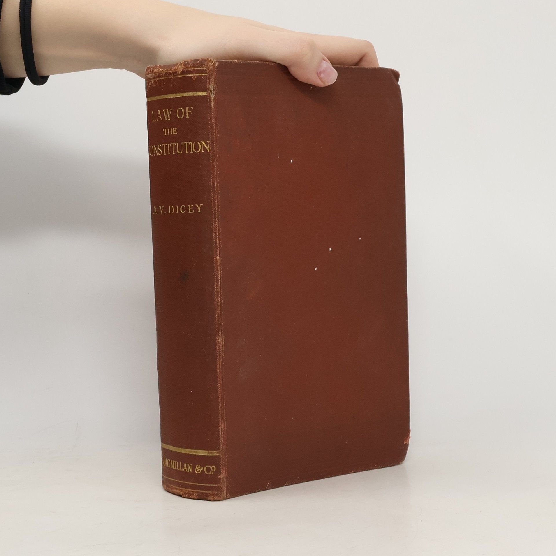 Albert Venn Dicey Introduction to the Study of the Law of the Constitution