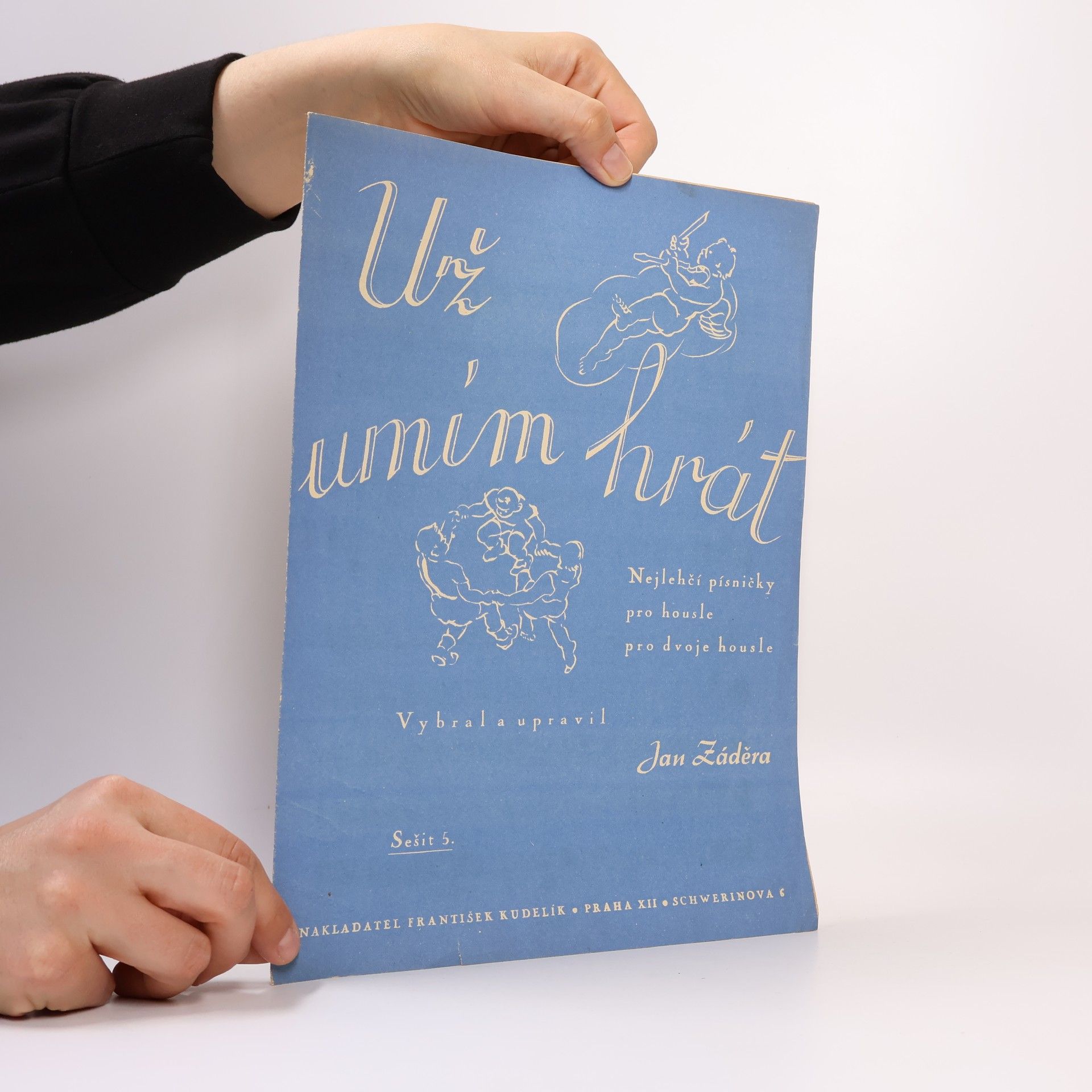 Jan Záděra Už umím hrát sešit 5.