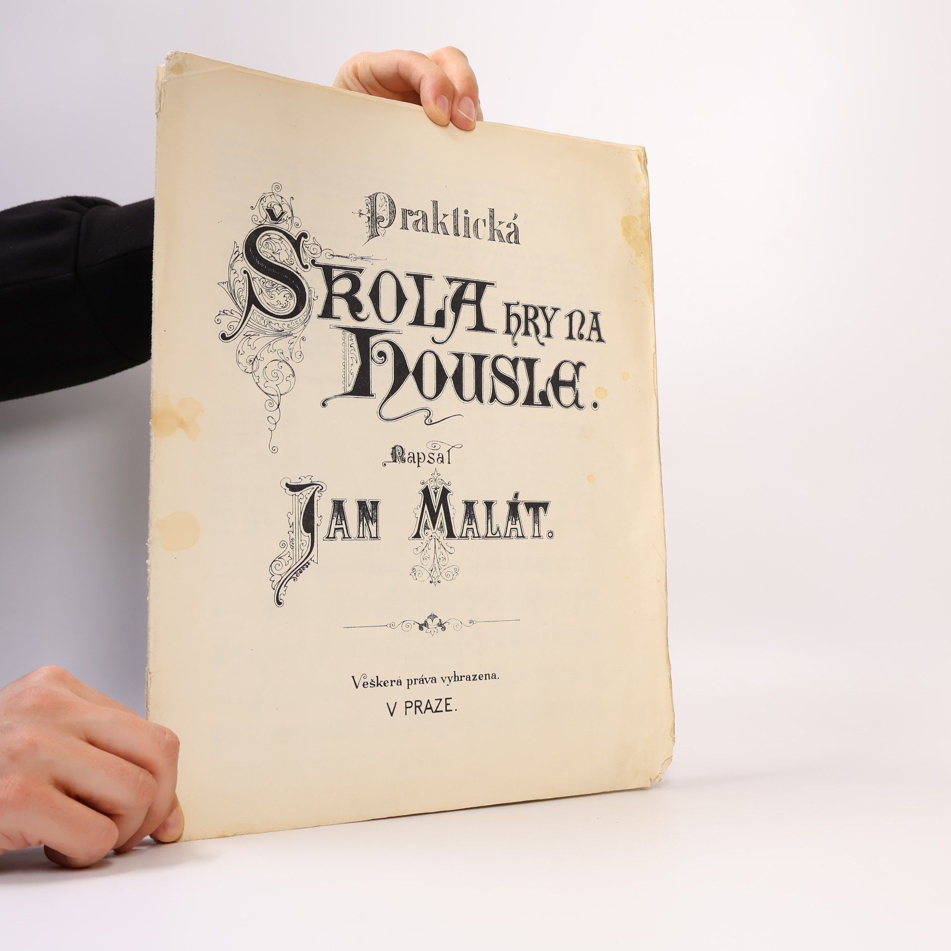 Jan Malát Praktická škola hry na housle