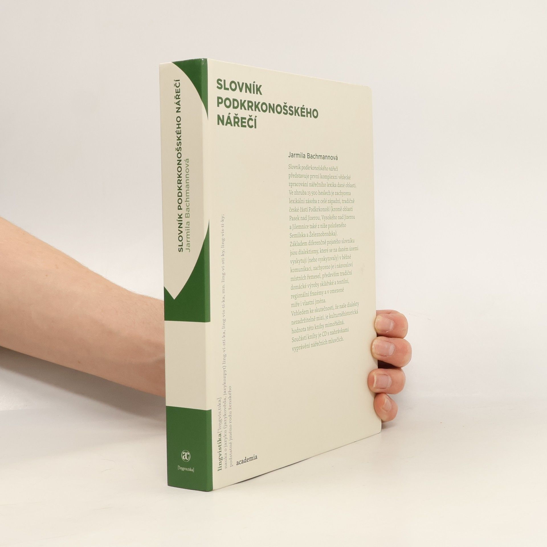 Jarmila Bachmannová Slovník podkrkonošského nářečí